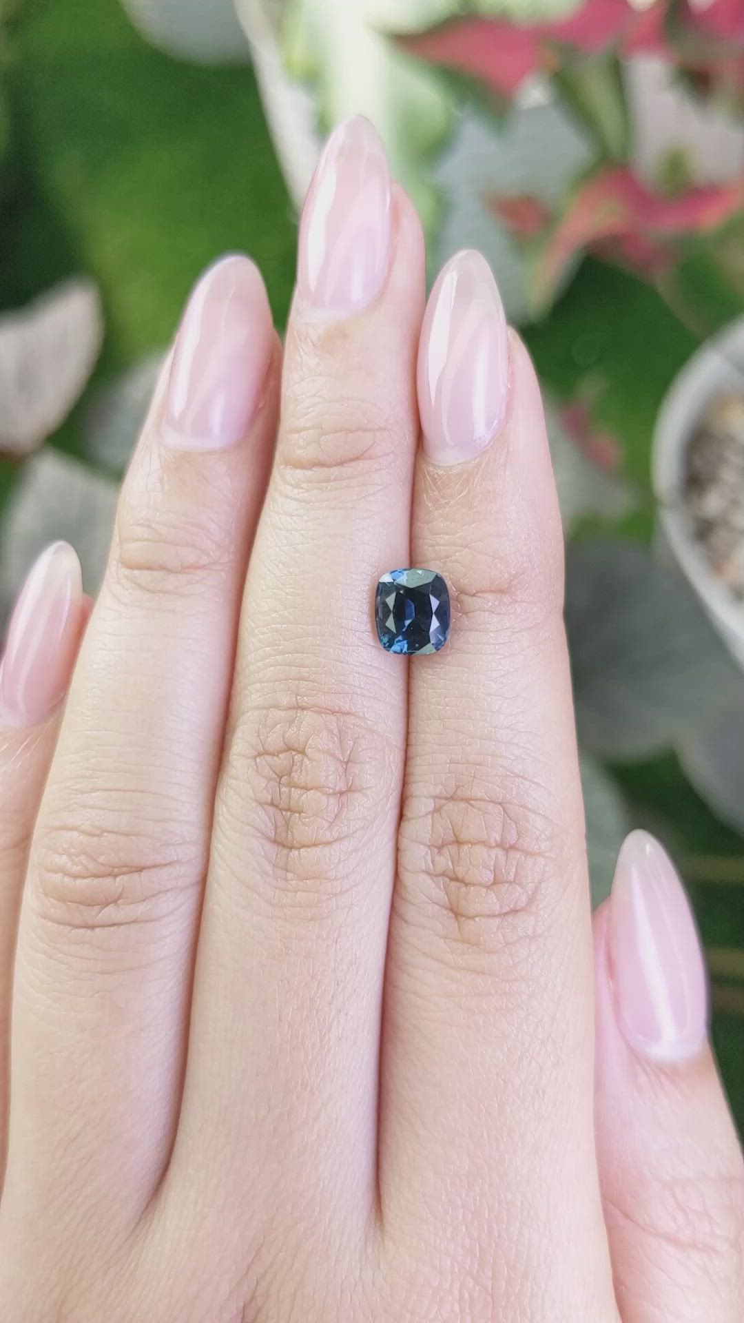 1.76 Ct. Spinel from Ceylon (Sri Lanka) Size Video