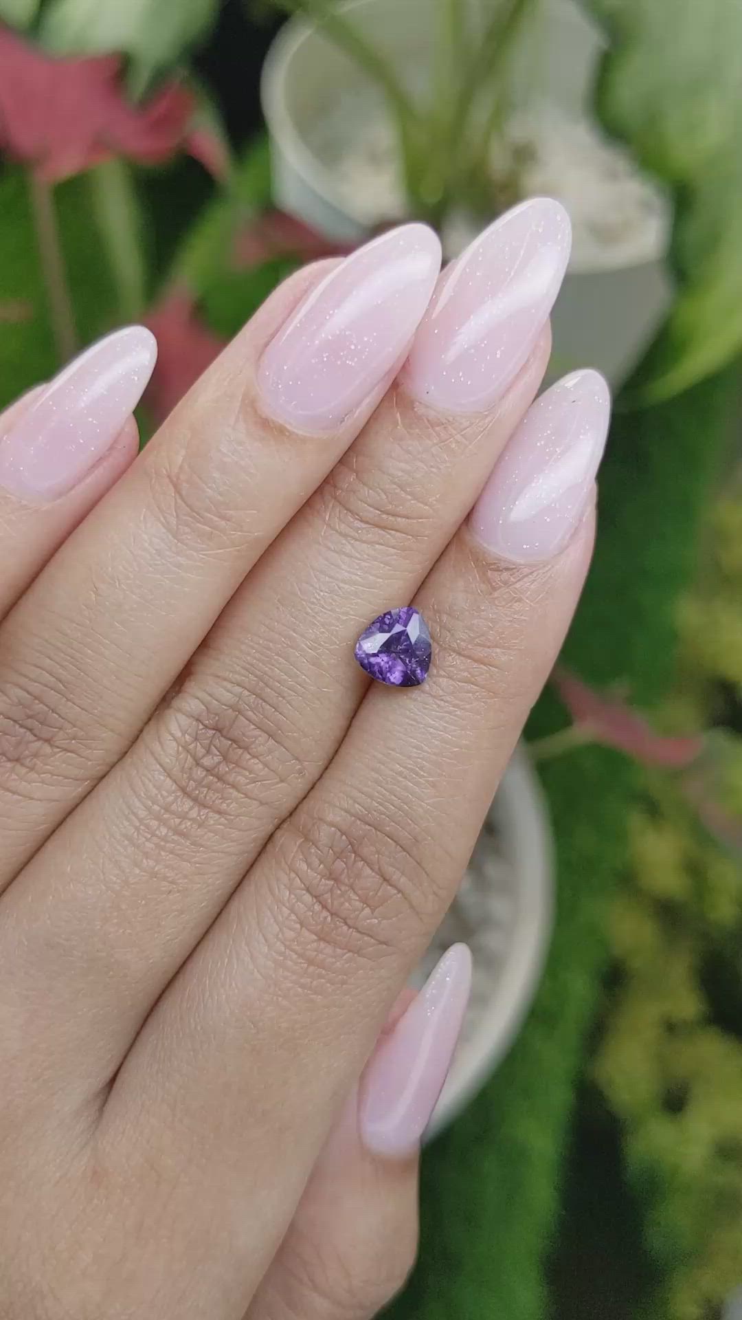 1.24 Ct. Spinel from Ceylon (Sri Lanka) Size Video