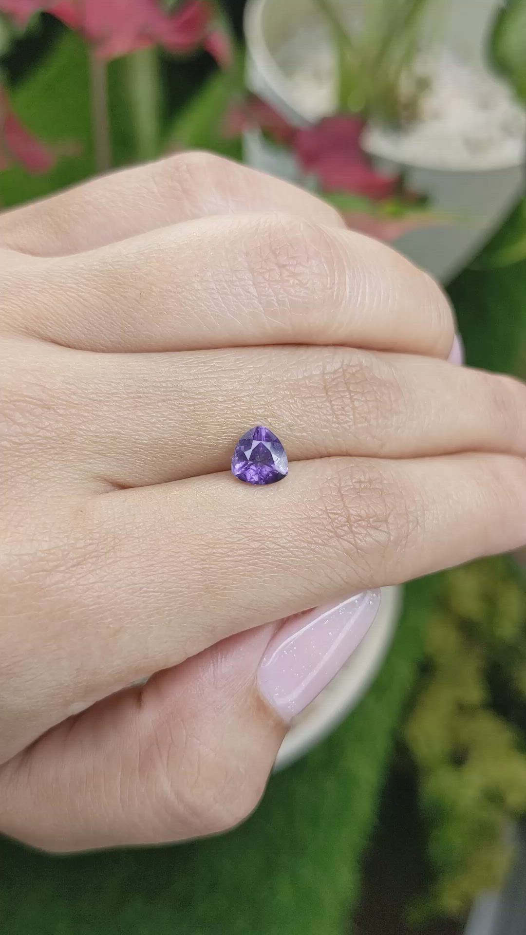 1.24 Ct. Spinel from Ceylon (Sri Lanka) Size Video