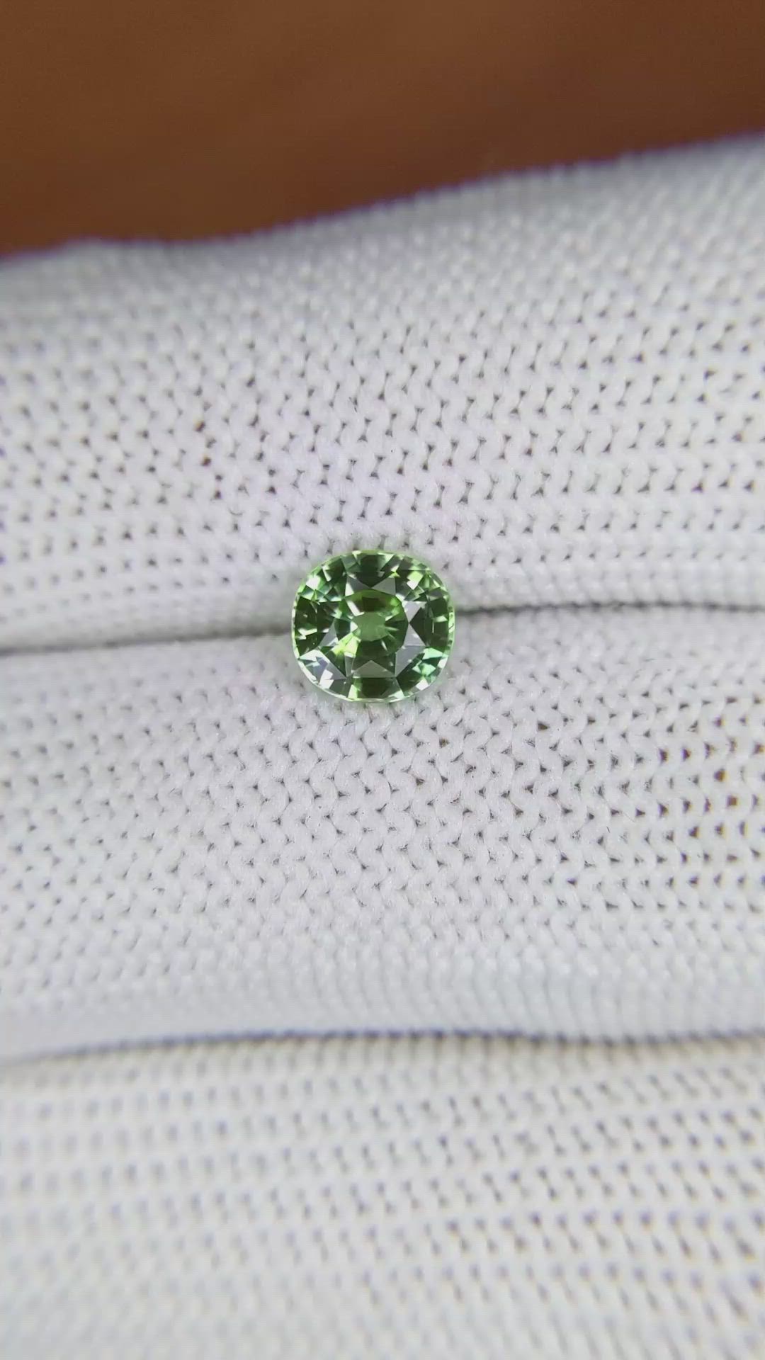 1.20 Ct. Chrysoberyl from Ceylon (Sri Lanka) Size Video