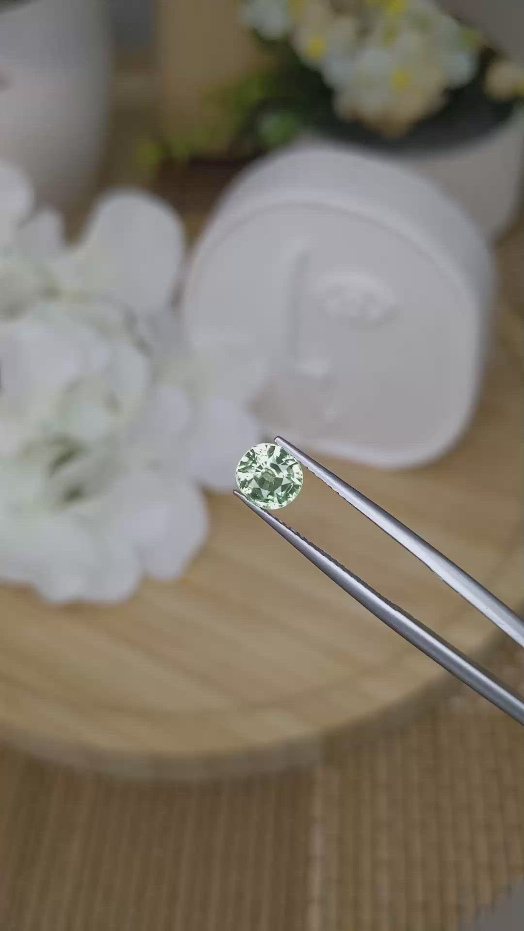 1.20 Ct. Chrysoberyl from Ceylon (Sri Lanka) Size Video