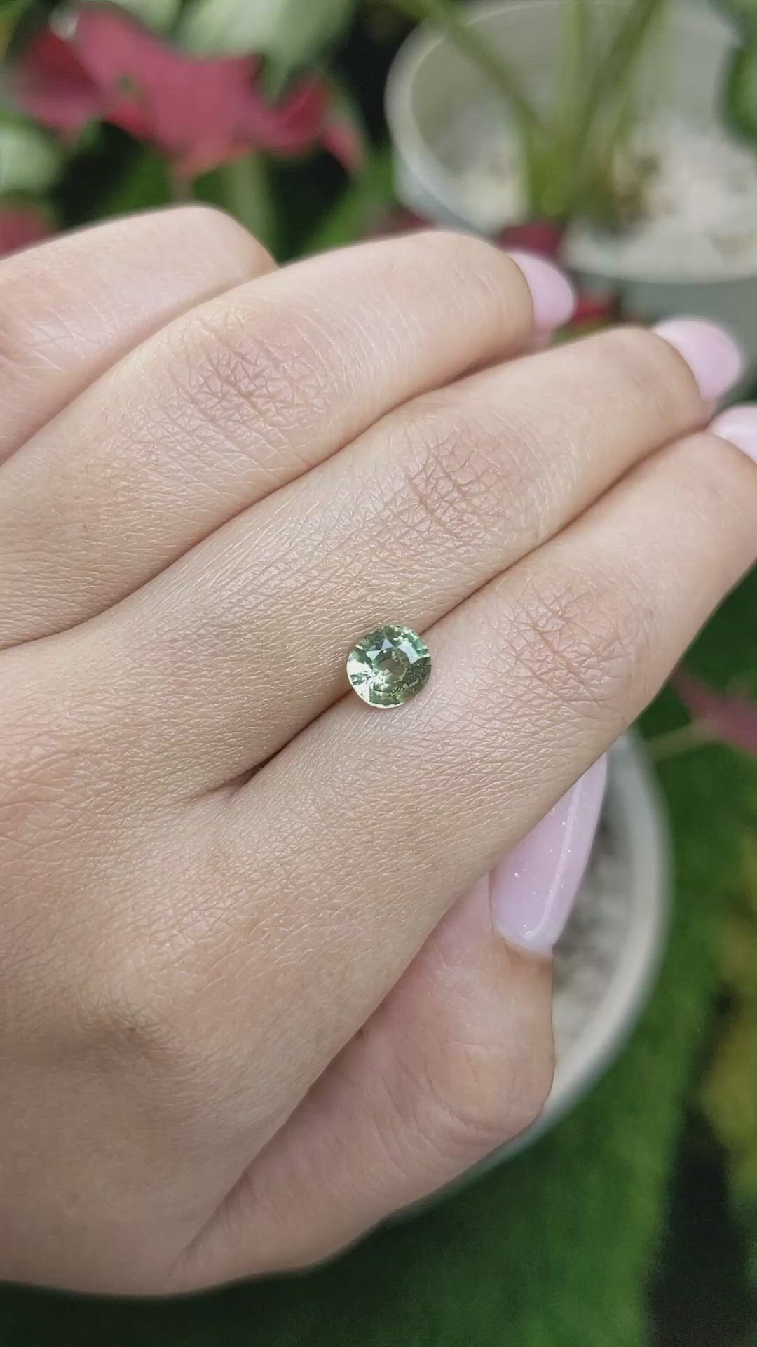 1.20 Ct. Chrysoberyl from Ceylon (Sri Lanka) Size Video