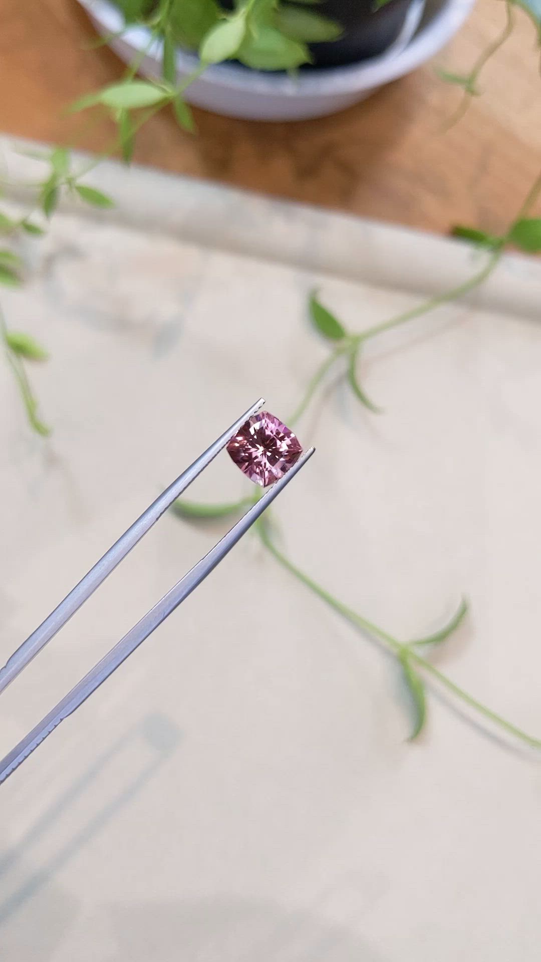 2.85 Ct. Pink Tourmaline from Afghanistan Size Video