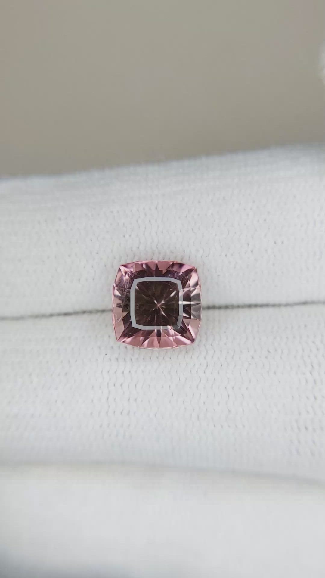 2.85 Ct. Pink Tourmaline from Afghanistan Size Video
