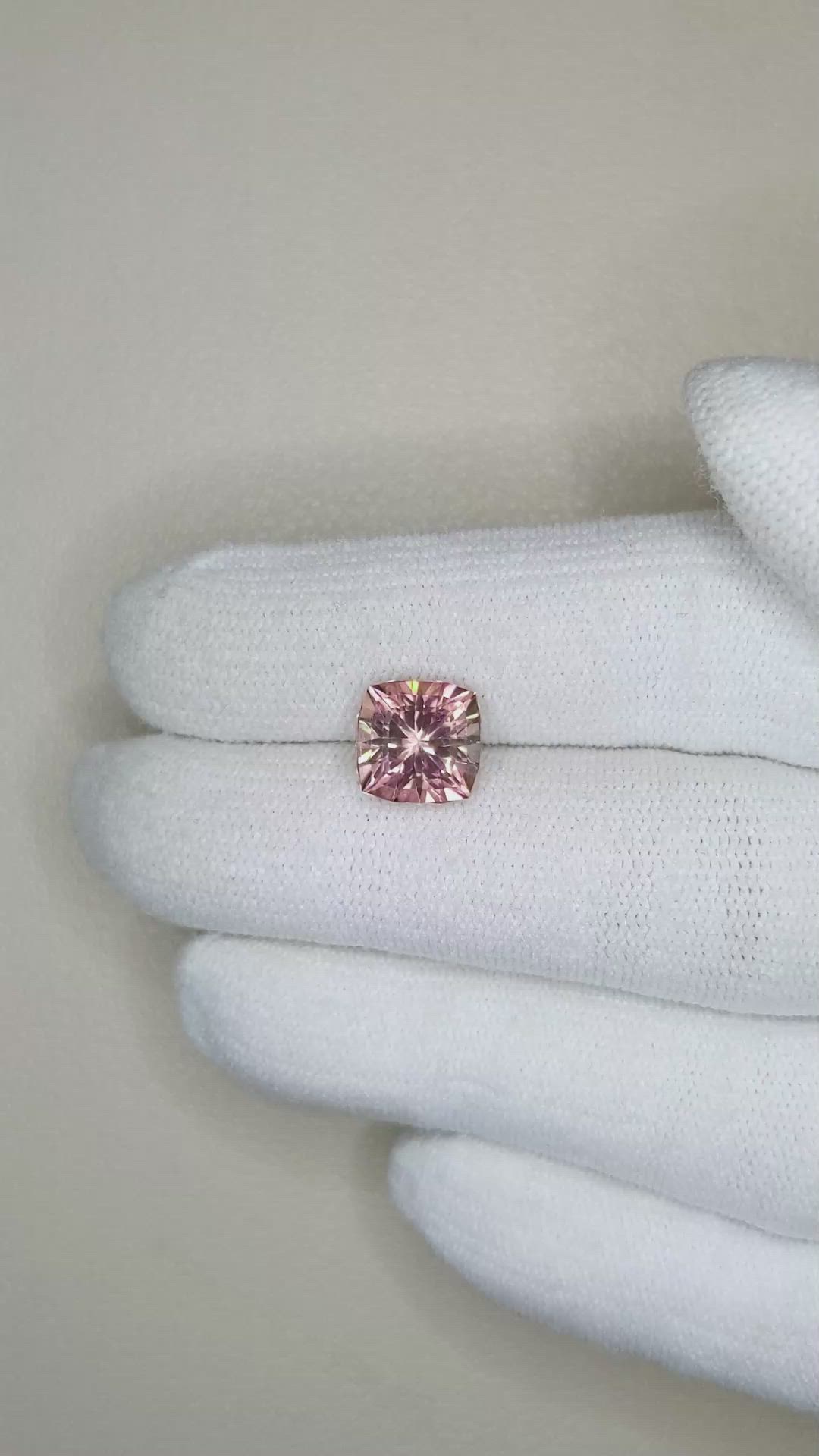 2.85 Ct. Pink Tourmaline from Afghanistan Size Video