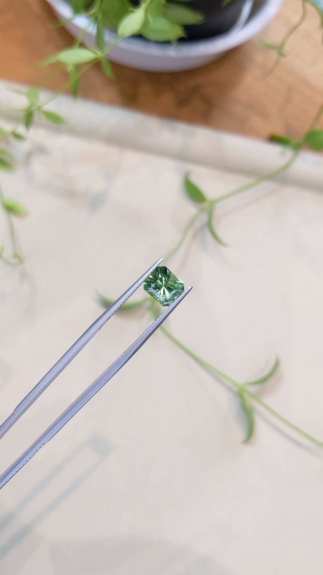 2.21 Ct. Green Tourmaline from Afghanistan Size Video
