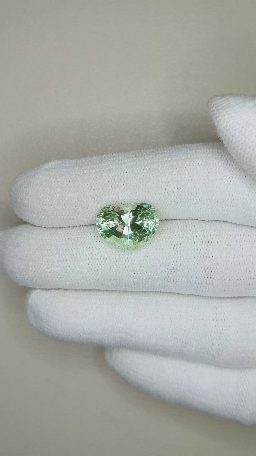 5.26 Ct. Green Tourmaline from Afghanistan Size Video