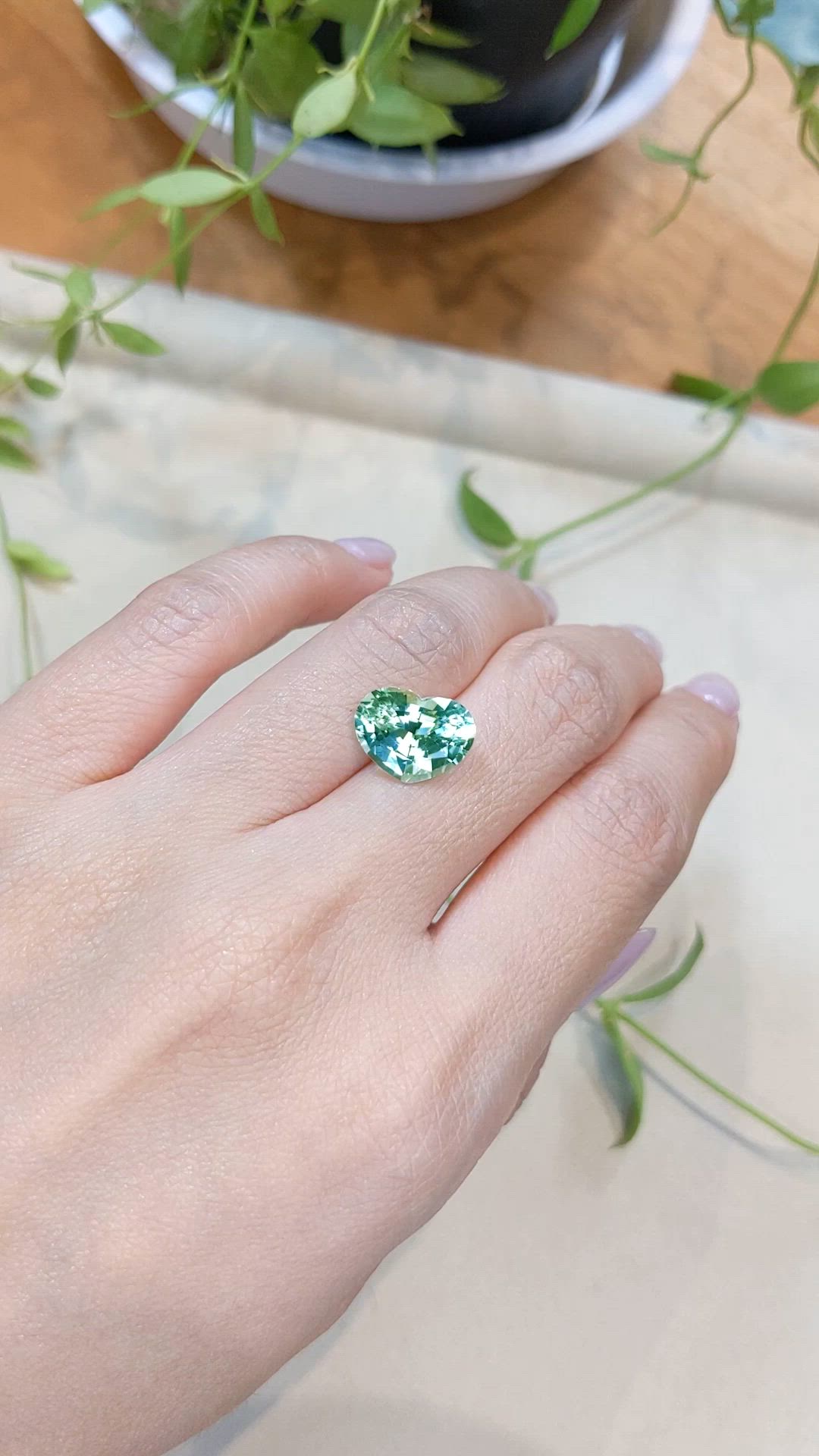 5.26 Ct. Green Tourmaline from Afghanistan Size Video
