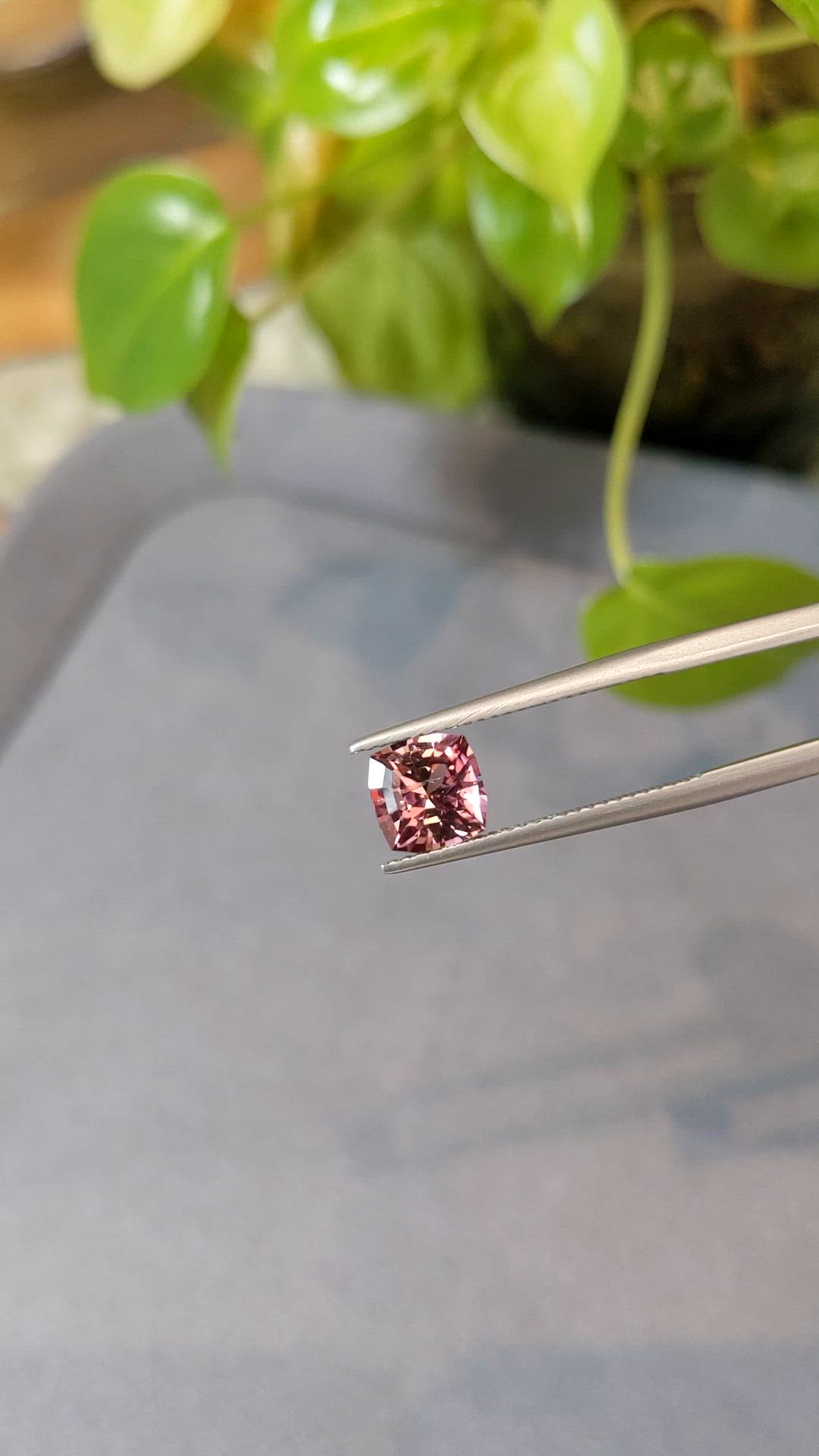 1.70 Ct. Brownish Pink Tourmaline from Afghanistan Size Video