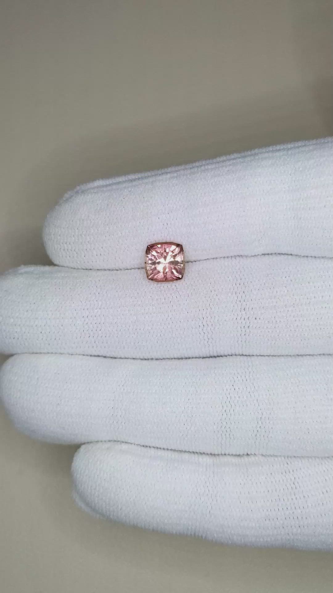 1.70 Ct. Brownish Pink Tourmaline from Afghanistan Size Video