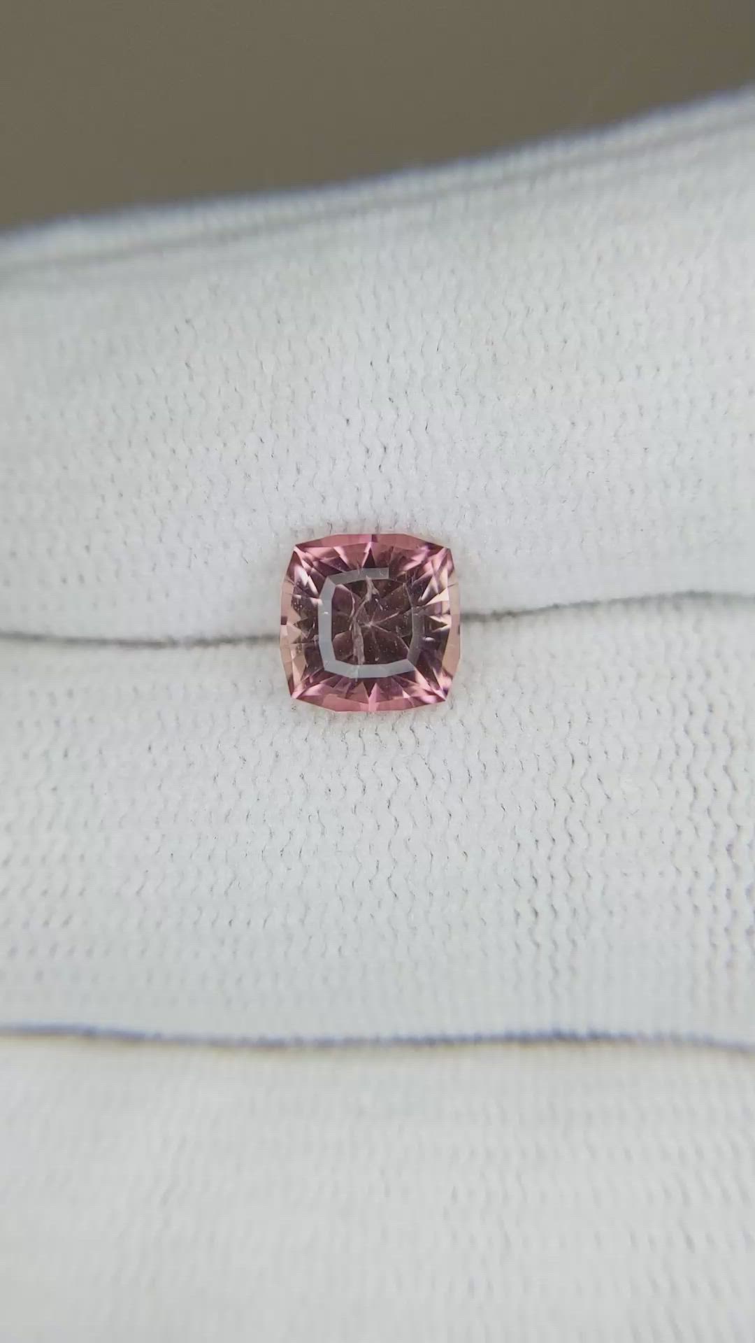 1.70 Ct. Brownish Pink Tourmaline from Afghanistan Size Video
