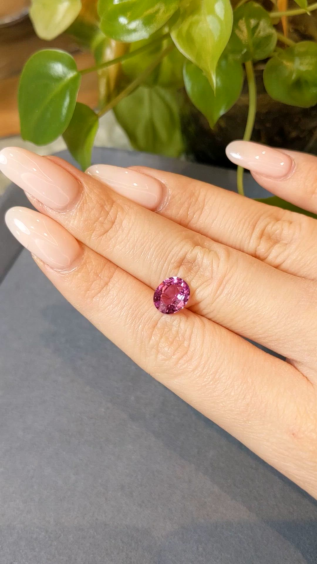 2.41 Ct. Pink Tourmaline from Mozambique Size Video