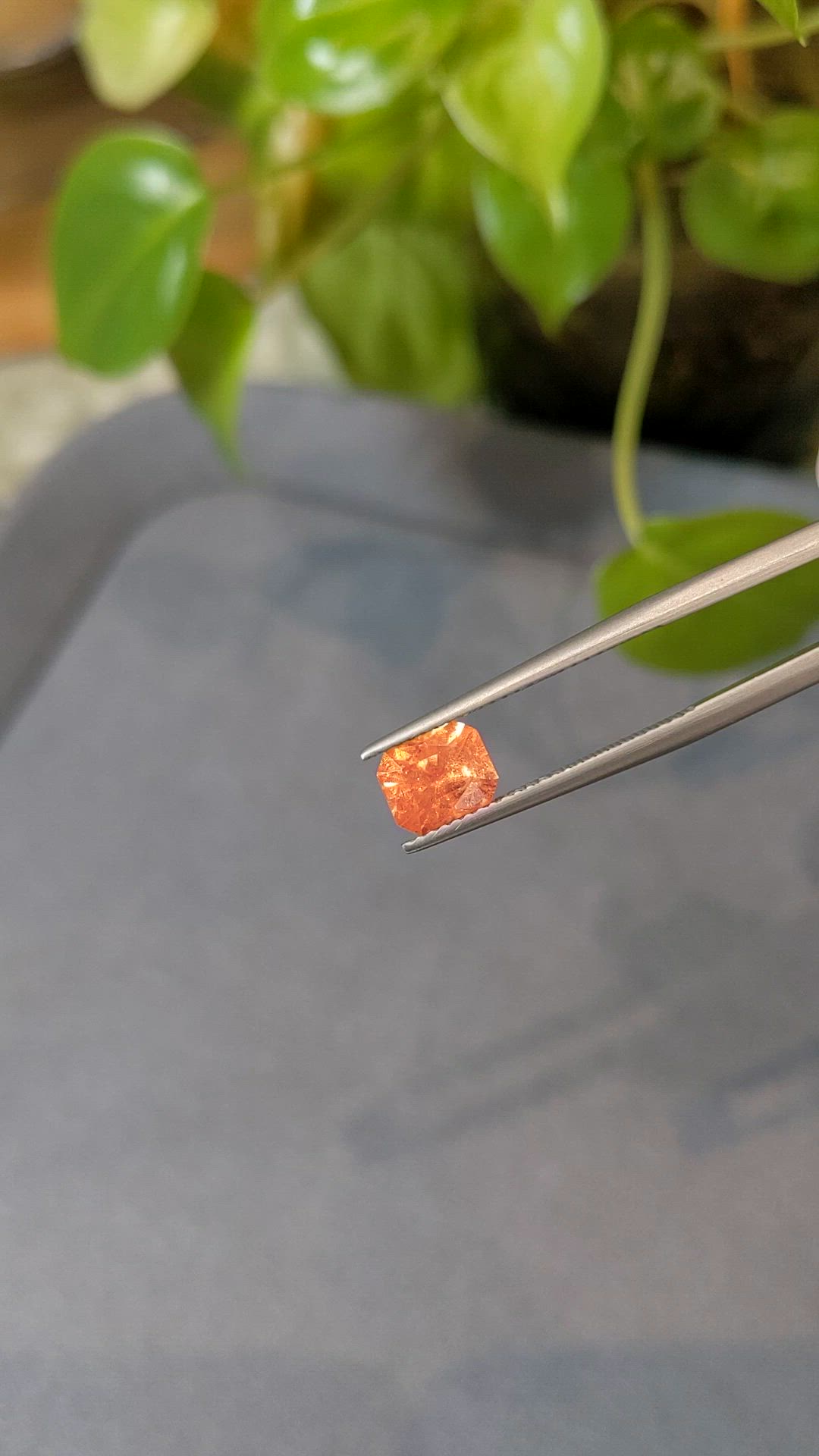 1.87 Ct. Orange Spessartite Garnet from Nigeria Size Video