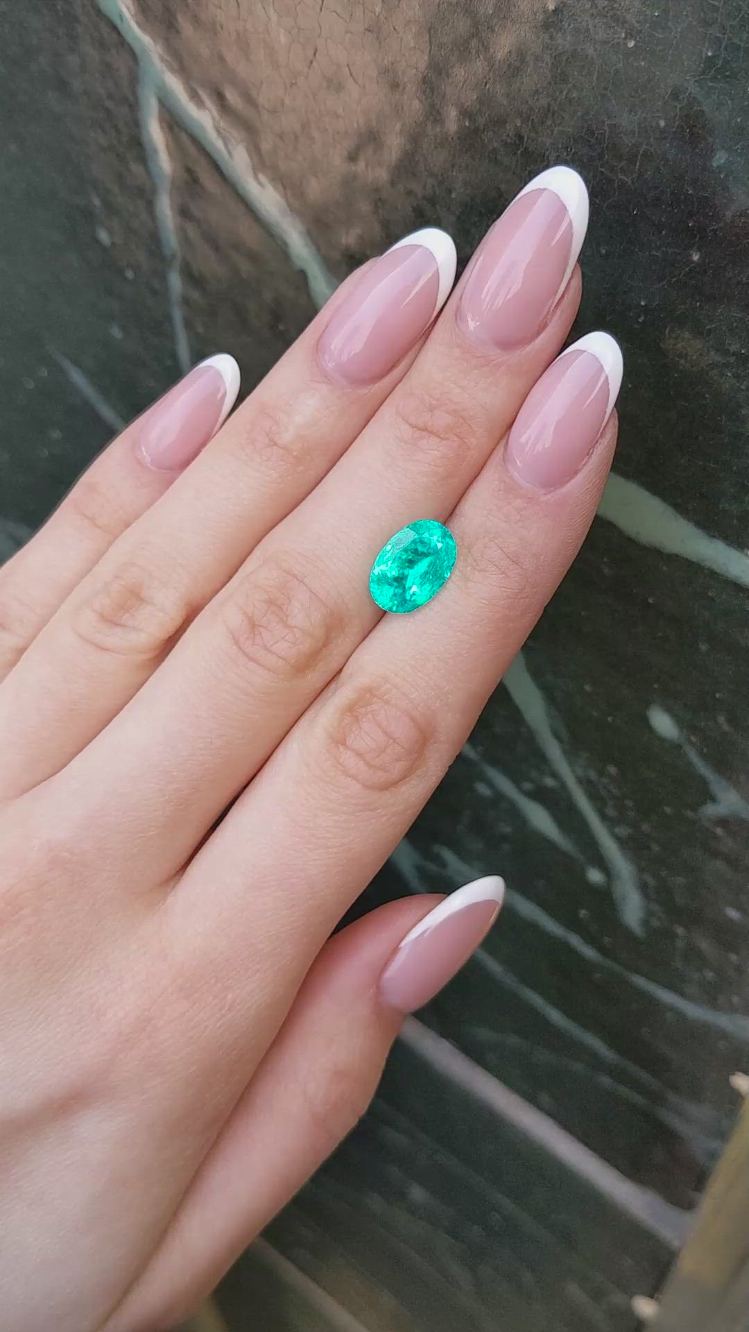 3.88 Ct. Paraiba Tourmaline from Brazil Size Video