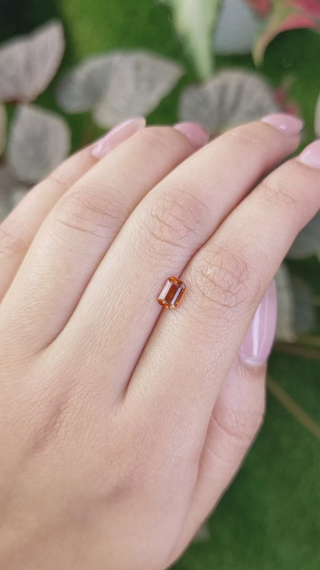 0.56 Ct. Madeira Citrine from Brazil Size Video