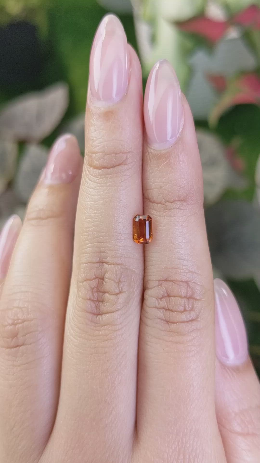 0.56 Ct. Madeira Citrine from Brazil Size Video