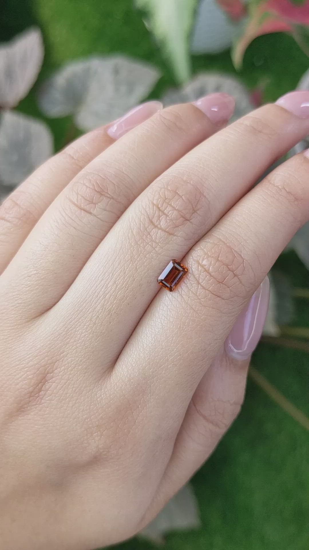 0.49 Ct. Madeira Citrine from Brazil Size Video