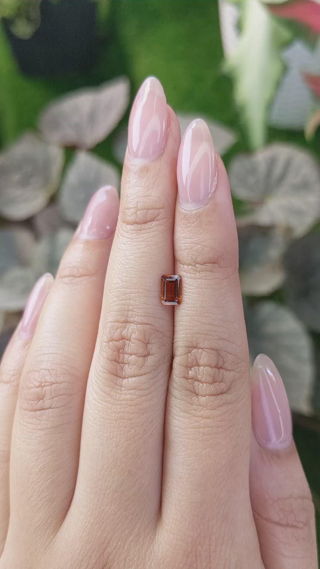 0.49 Ct. Madeira Citrine from Brazil Size Video