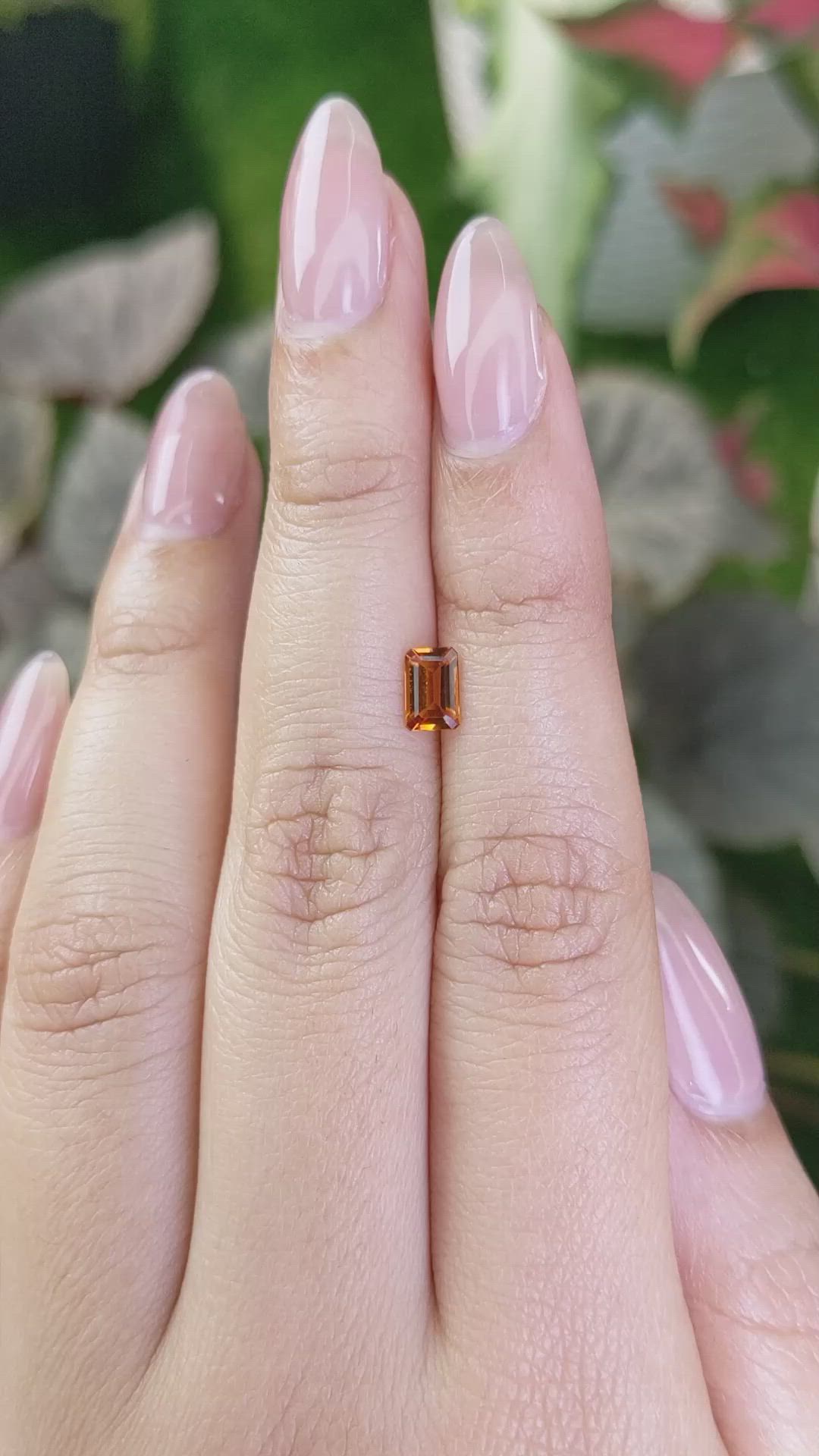 0.43 Ct. Madeira Citrine from Brazil Size Video