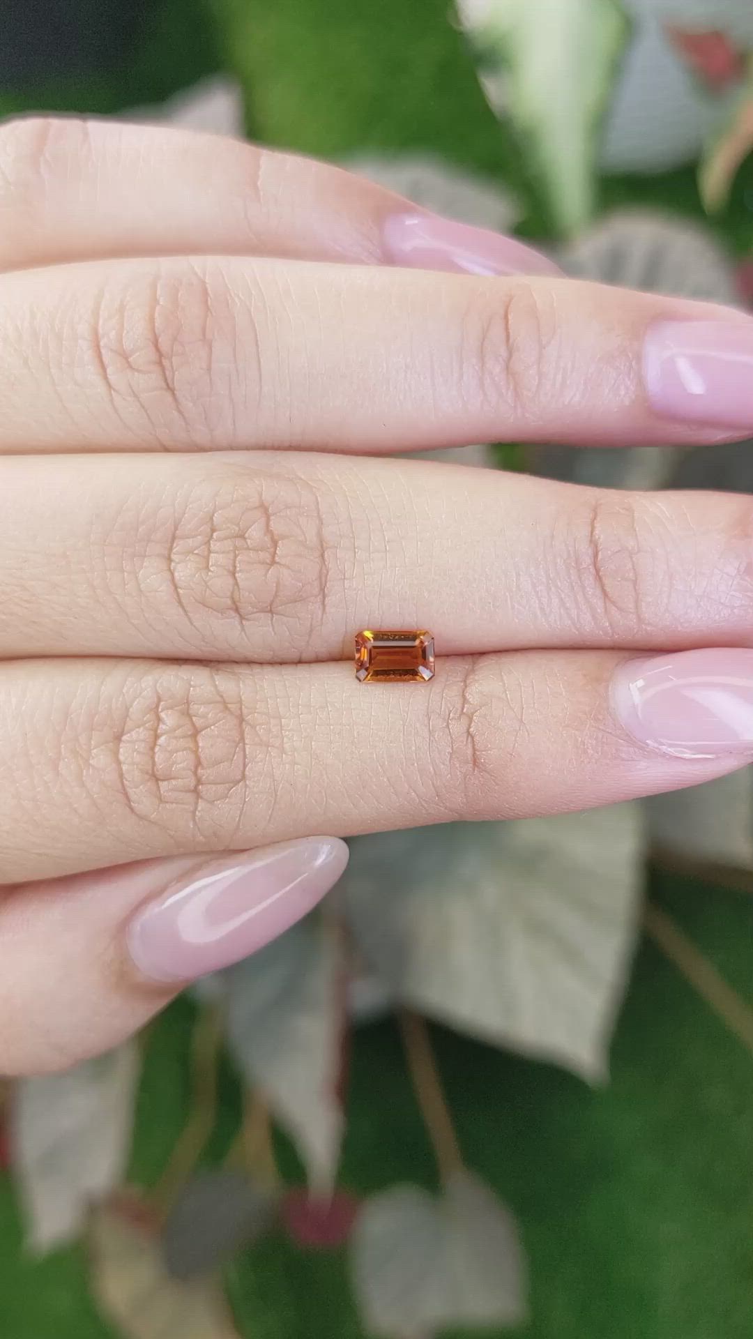 0.43 Ct. Madeira Citrine from Brazil Size Video