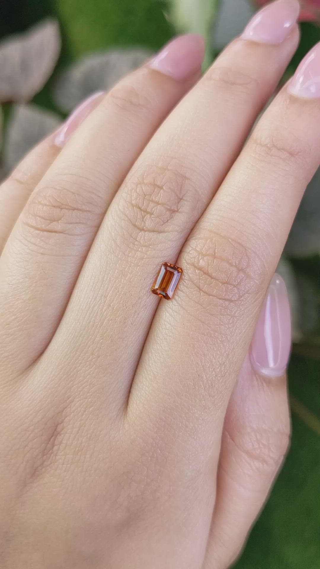 0.43 Ct. Madeira Citrine from Brazil Size Video