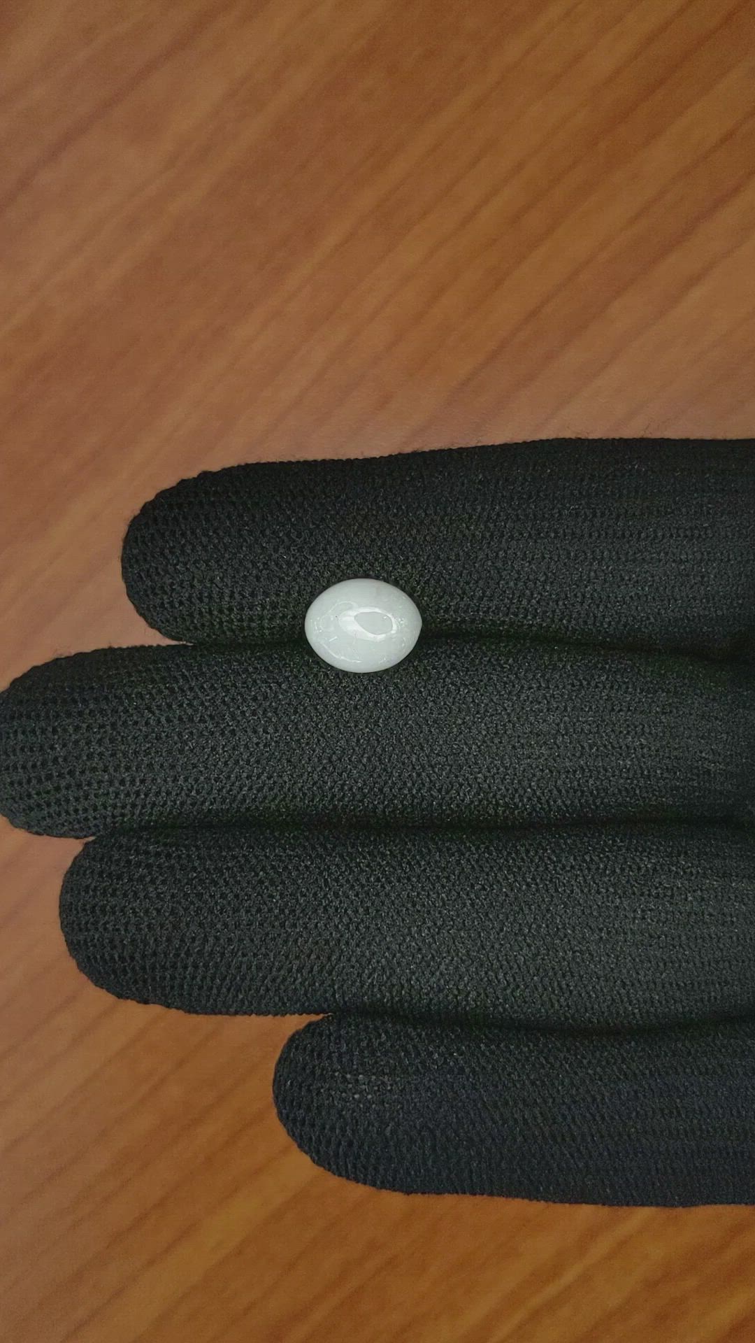 1.79 Ct. Cabochon White Opal from Brazil Size Video