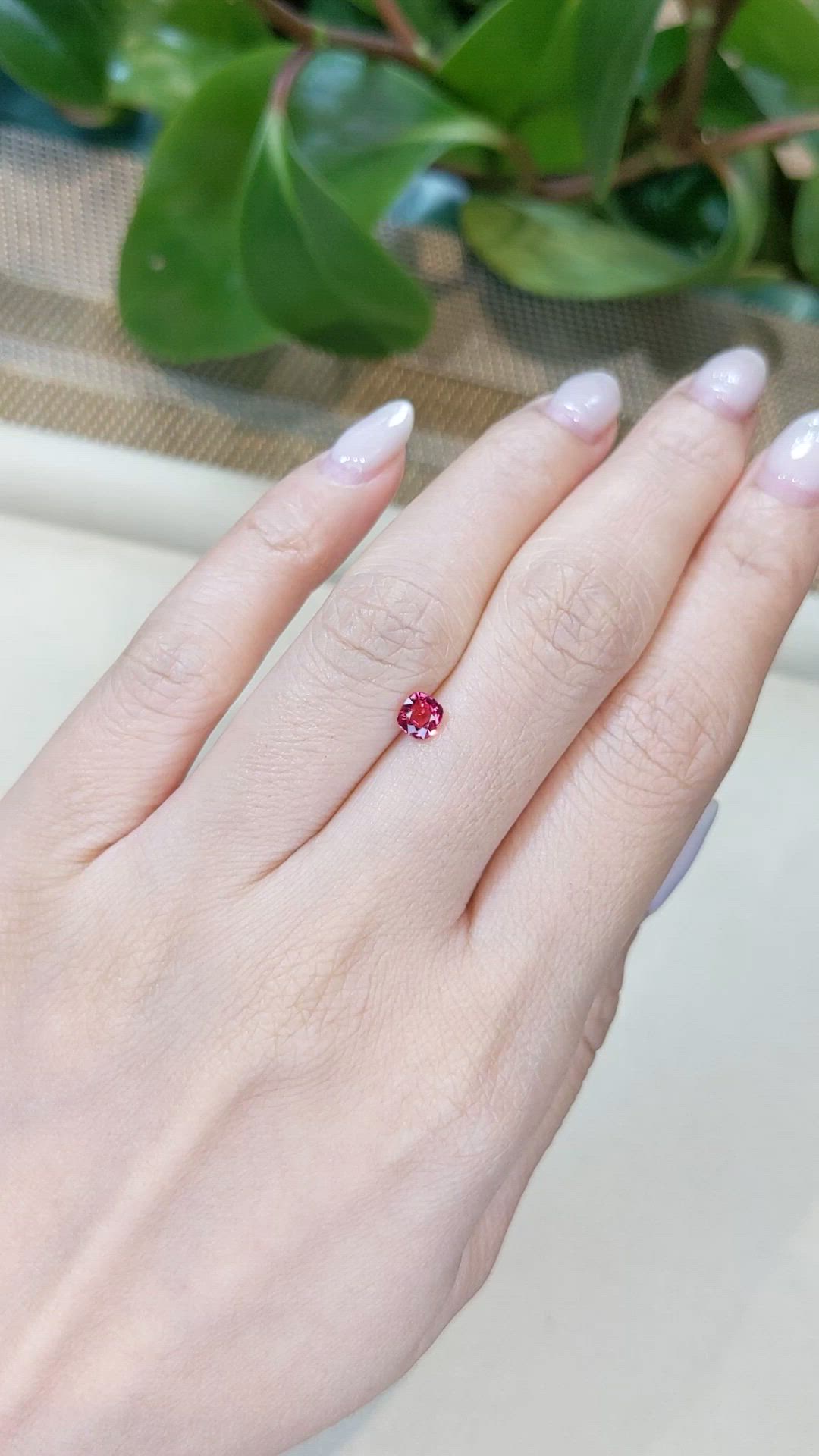 0.50 Ct. Spinel from Burma (Myanmar) Size Video