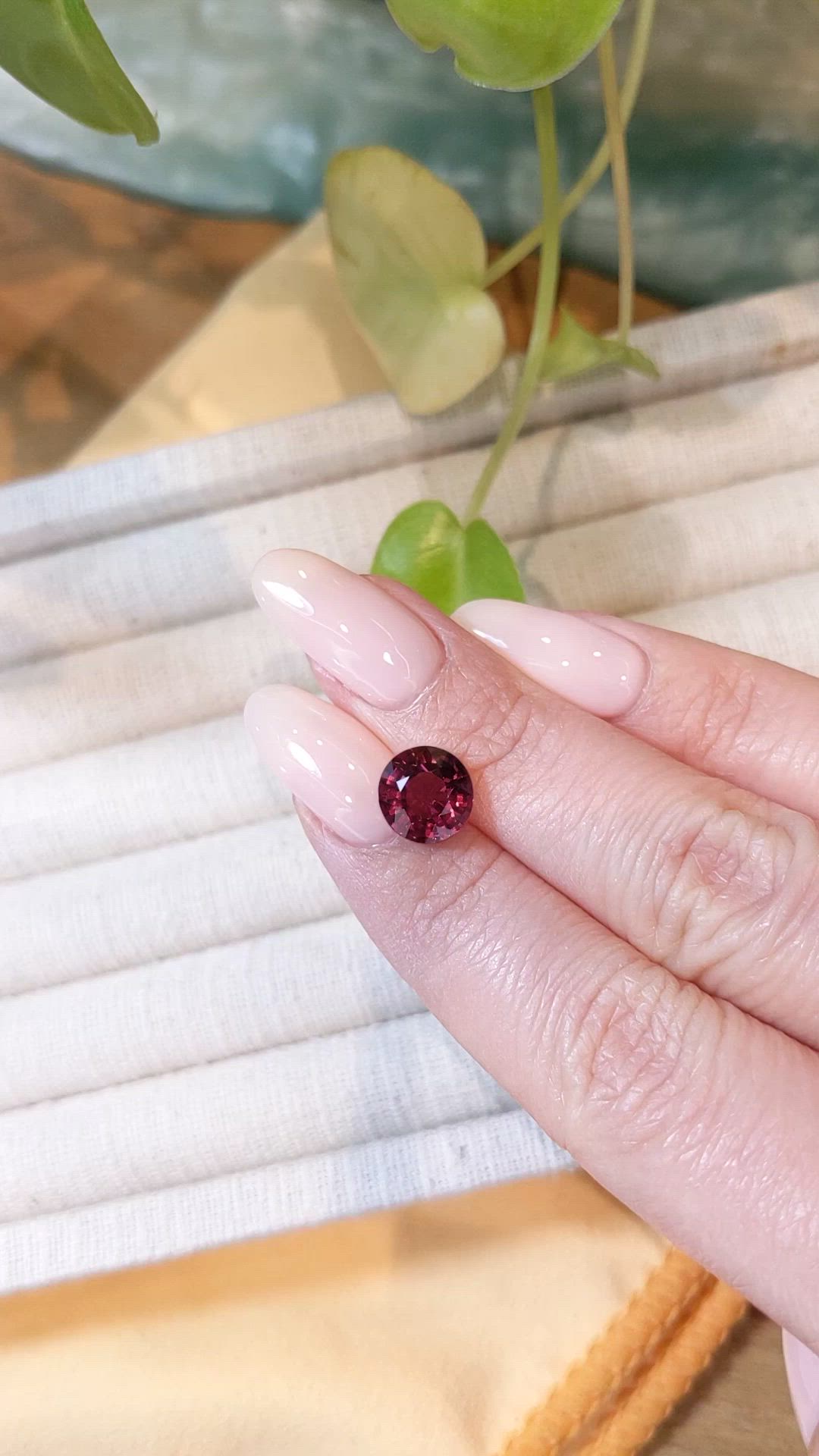 3.58 Ct. Garnet from Tanzania Size Video