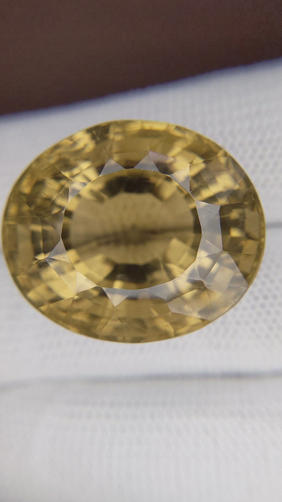 67.45 Ct. Brown Citrine from Ceylon (Sri Lanka) Size Video