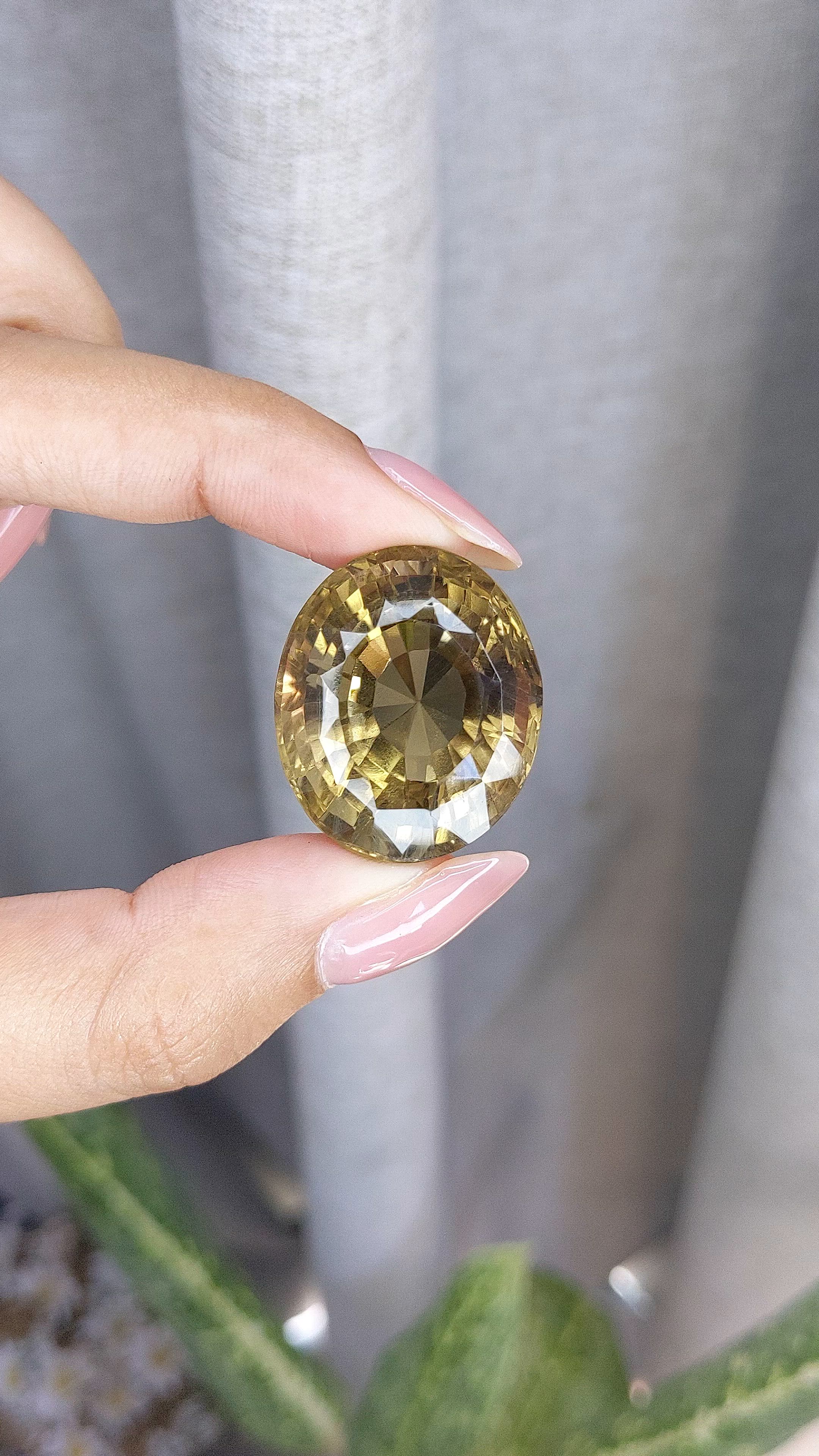 67.45 Ct. Brown Citrine from Ceylon (Sri Lanka) Size Video