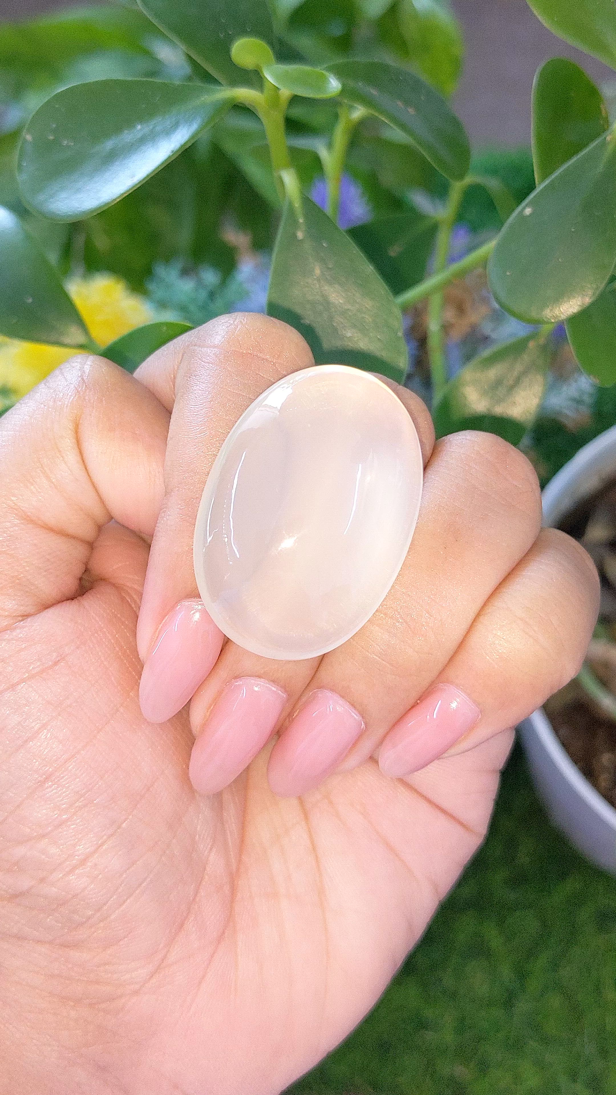 70.57 Ct. Yellow Cabochon Moonstone from Ceylon (Sri Lanka) Size Video