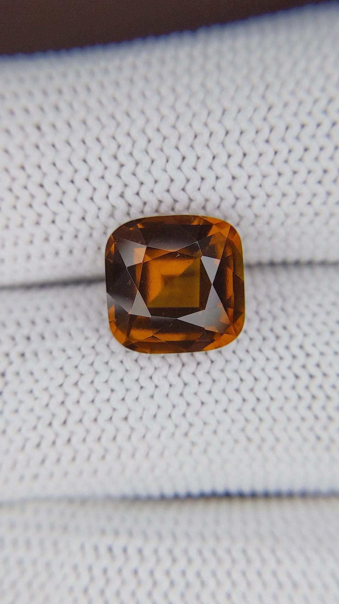 5.50 Ct. Orange Hessonite Garnet Size Video