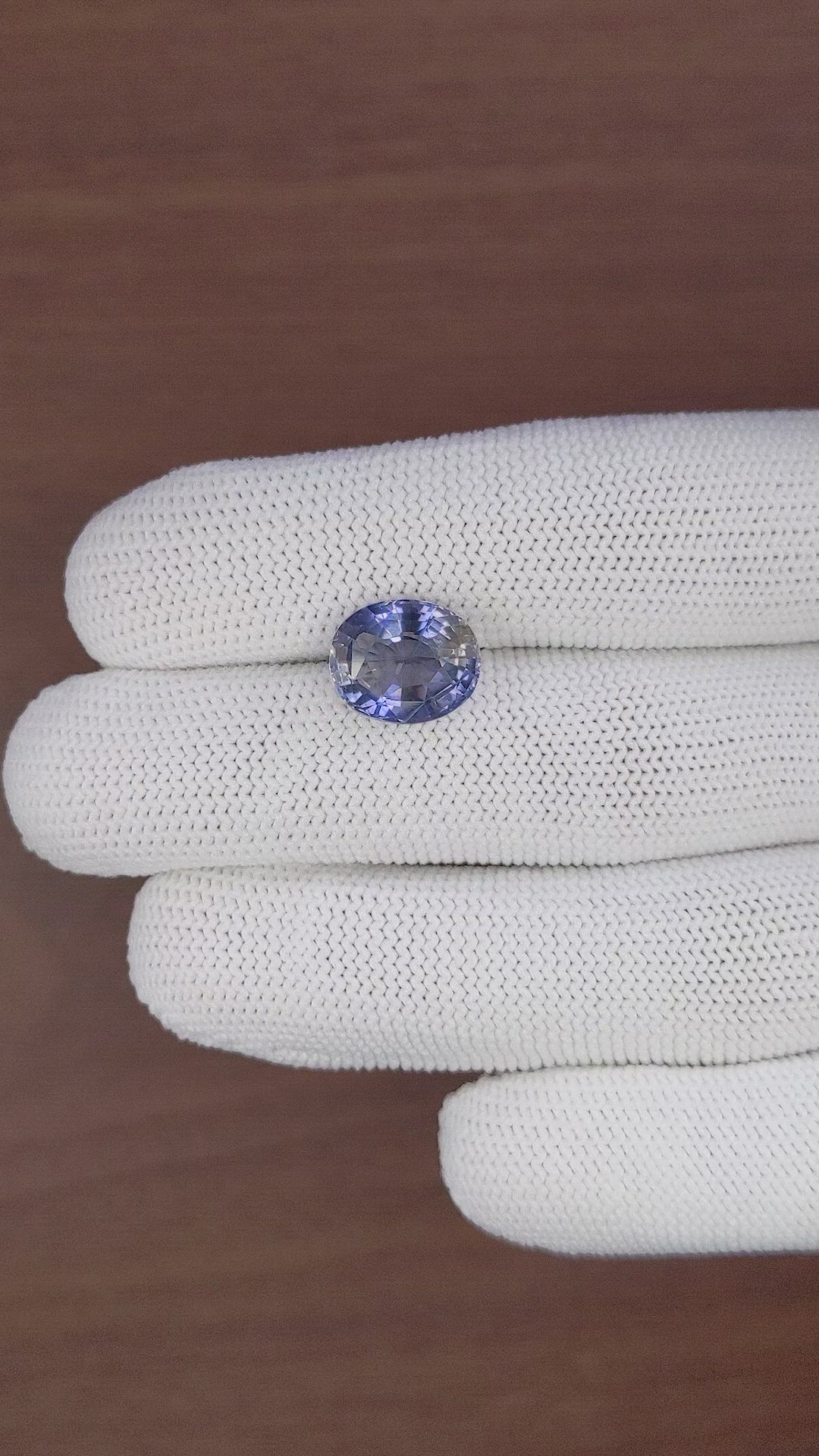 4.45 Ct. Purple Iolite from Ceylon (Sri Lanka) Size Video