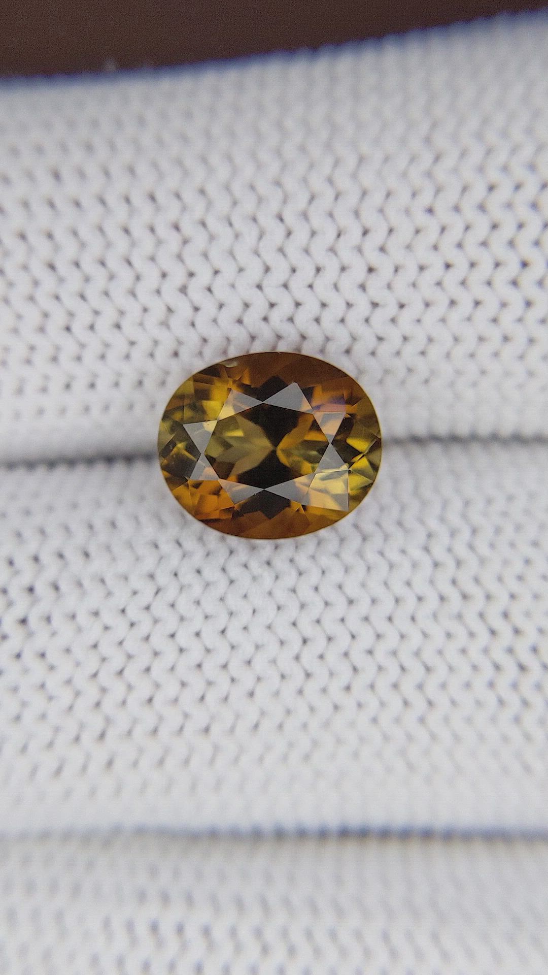 2.83 Ct. Brown Tourmaline from Ceylon (Sri Lanka) Size Video