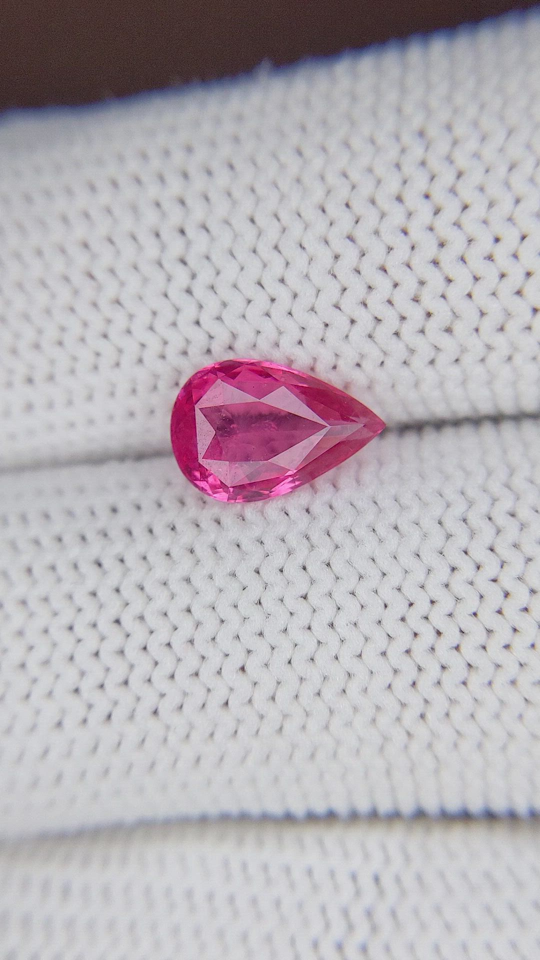 1.63 Ct. Pink Spinel from Tanzania Size Video
