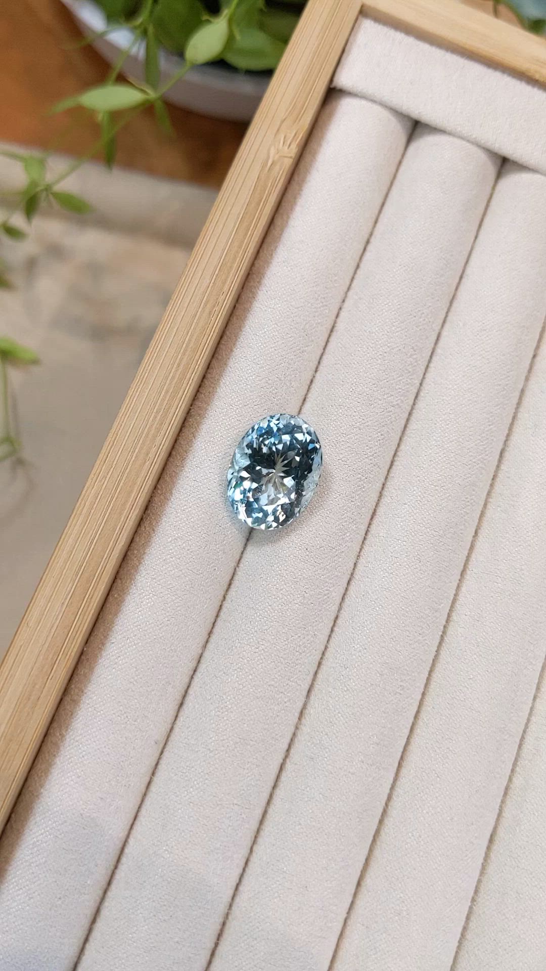 11.02 Ct. Aquamarine from Tanzania Size Video