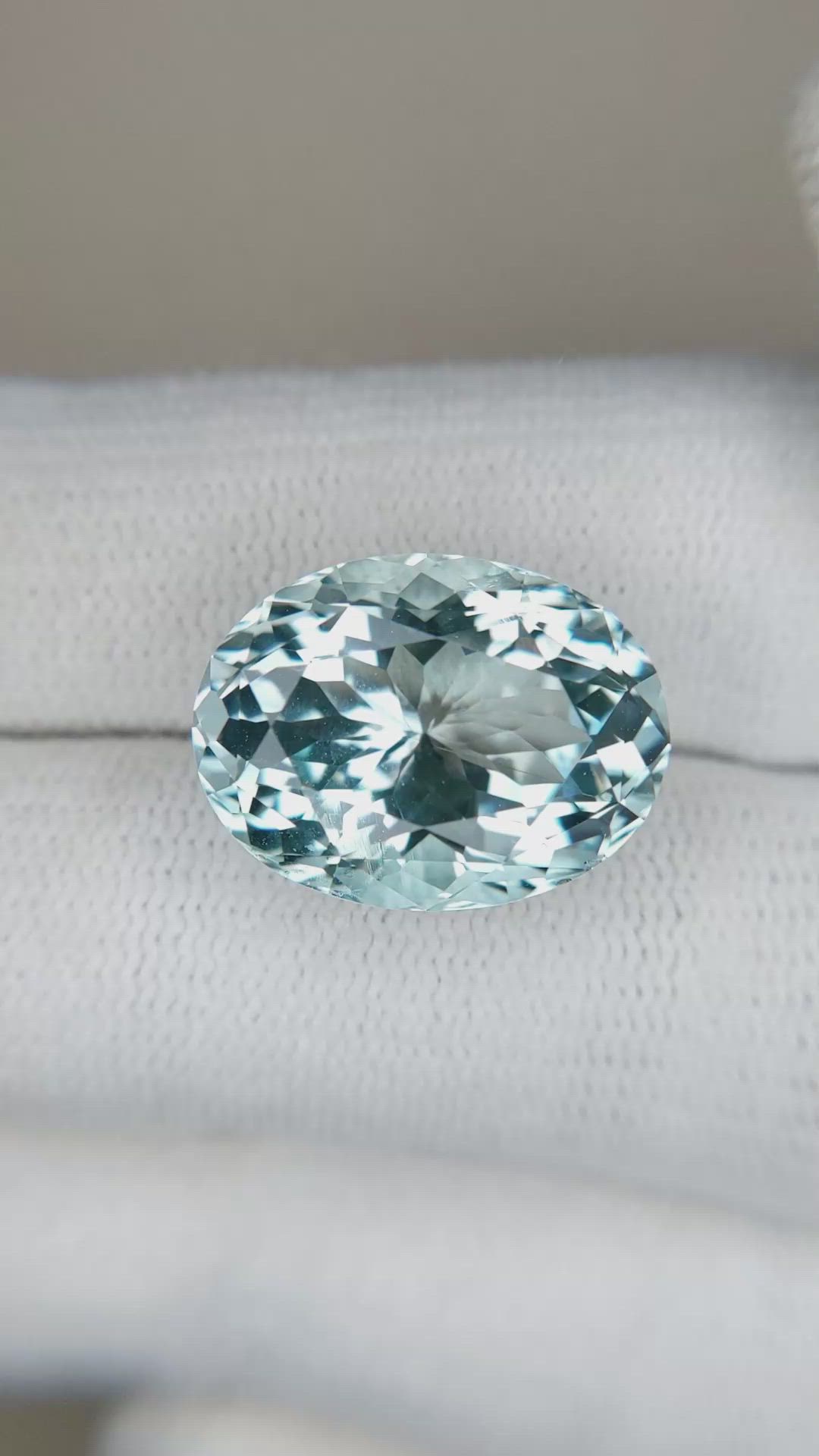 11.02 Ct. Aquamarine from Tanzania Size Video