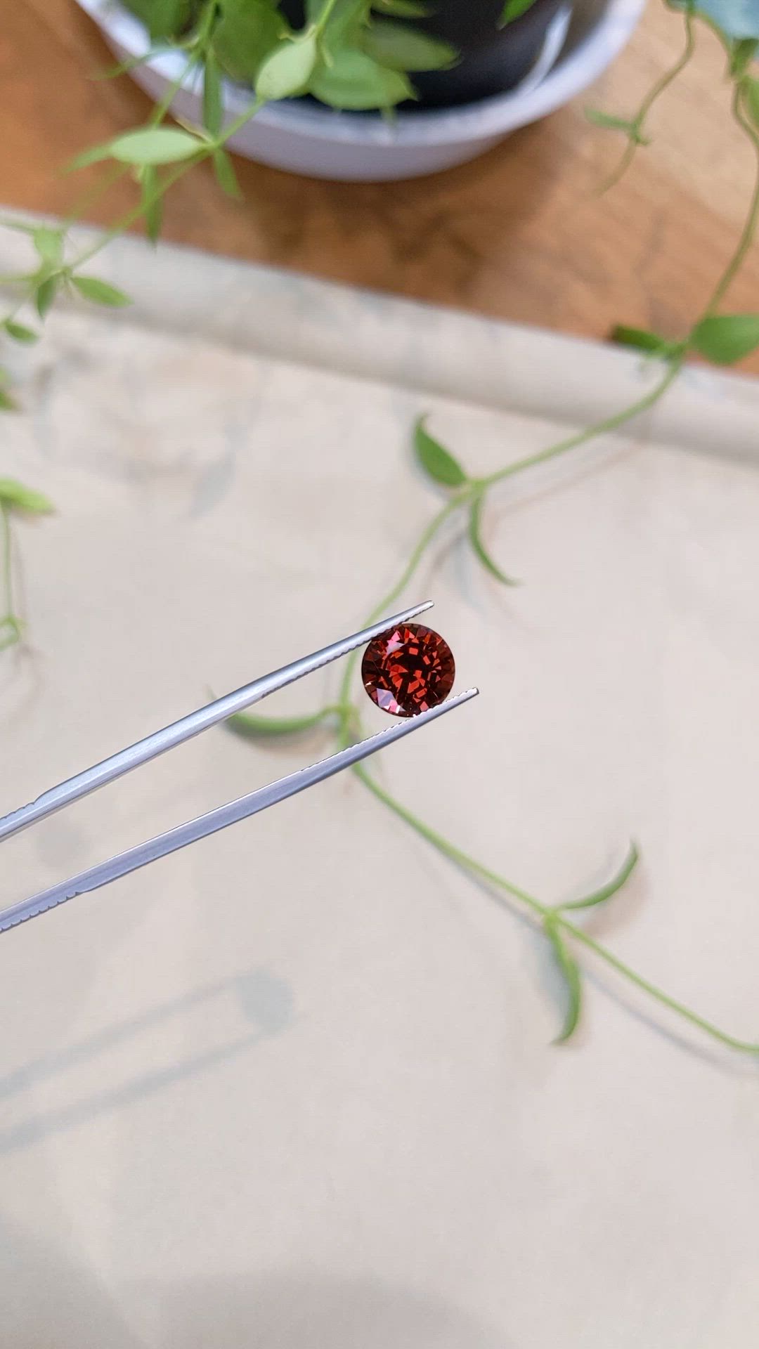 4.55 Ct. Garnet from Tanzania Size Video
