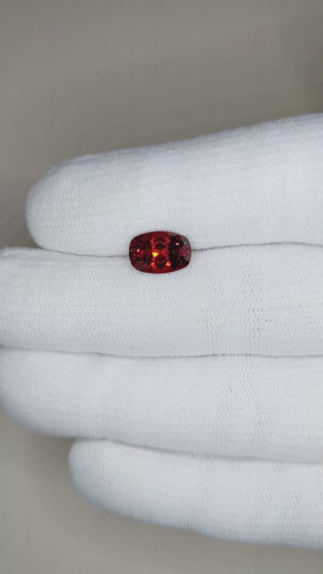 2.90 Ct. Spessartite Garnet from Nigeria Size Video