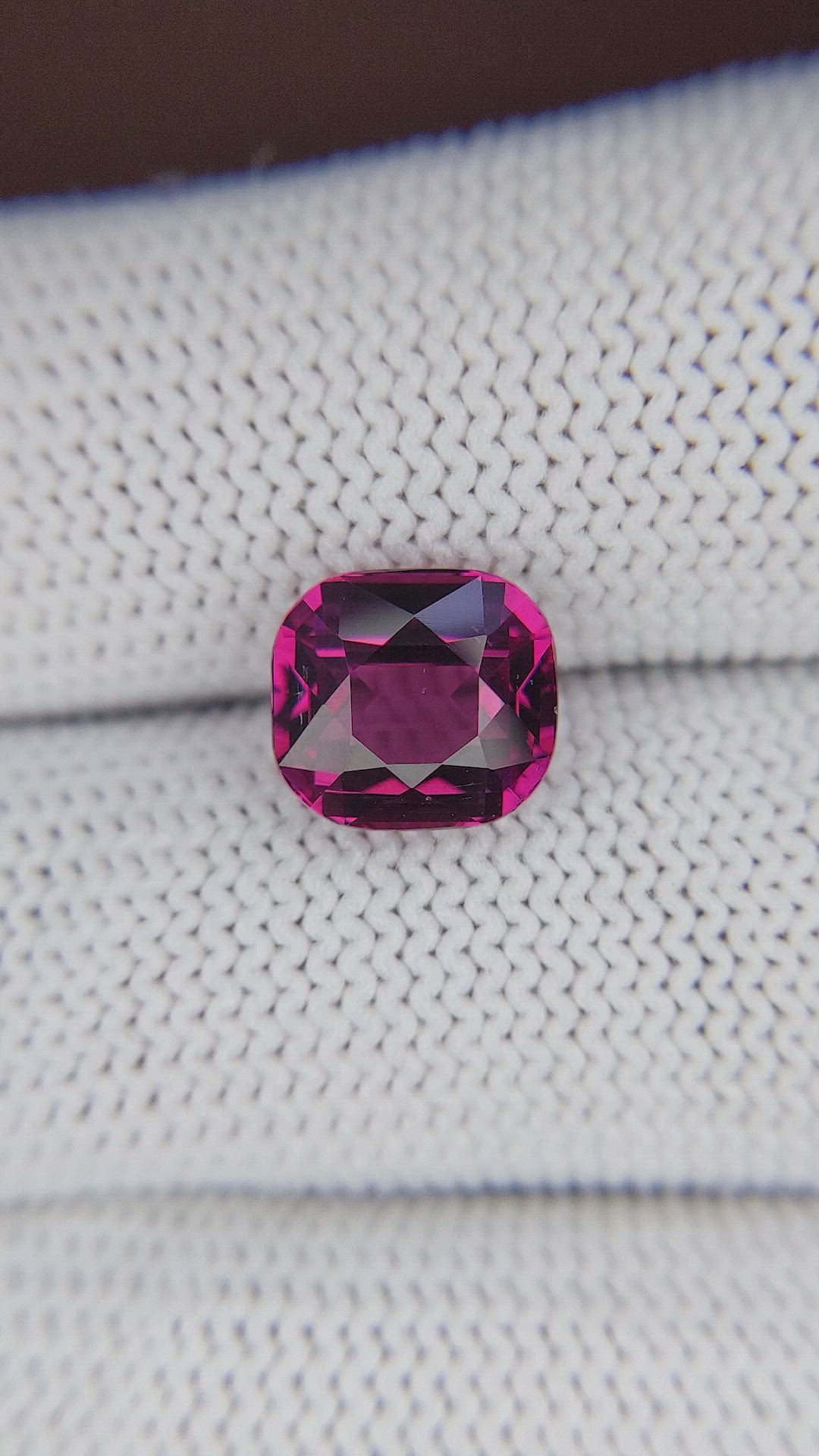 4.34 Ct. Purplish Pink Garnet from Ceylon (Sri Lanka) Size Video
