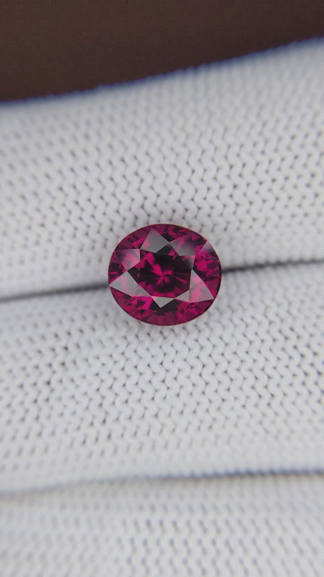 4.32 Ct. Red Garnet from Ceylon (Sri Lanka) Size Video