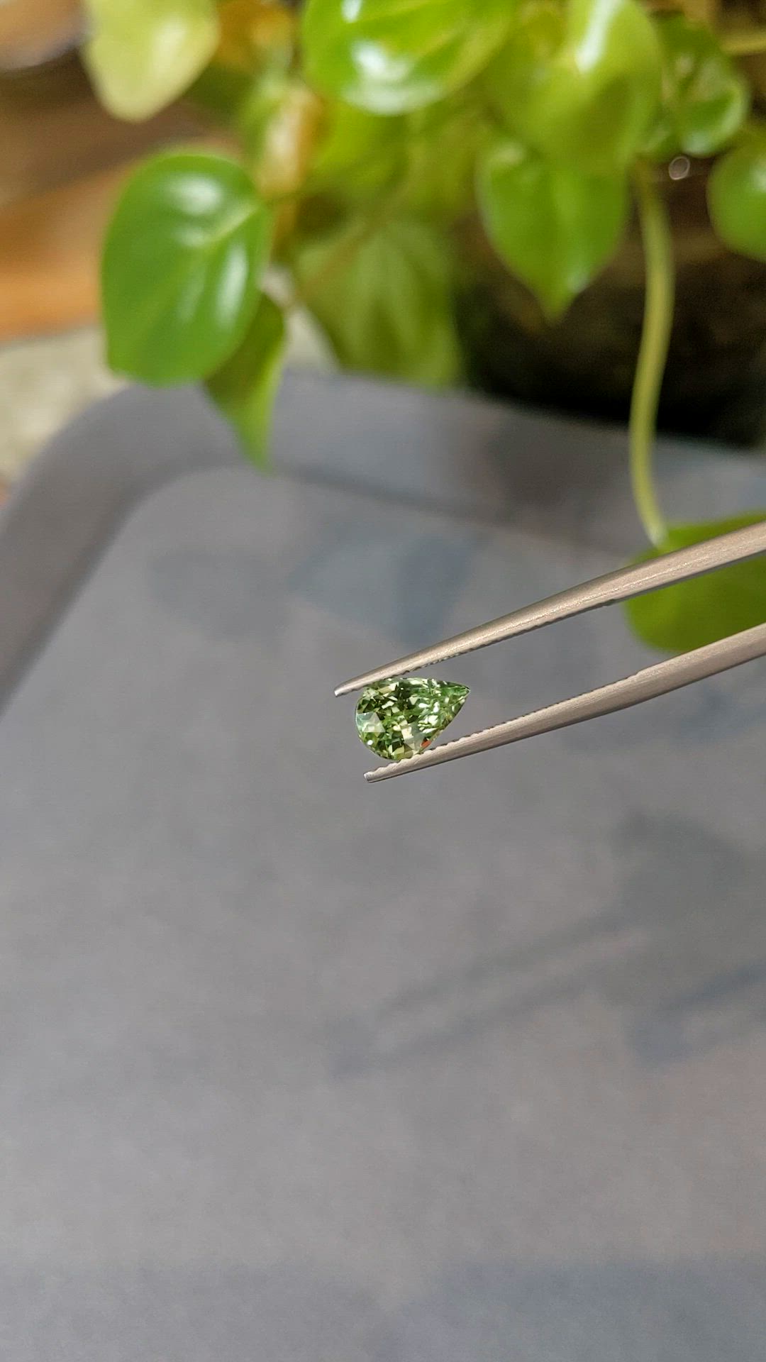 1.68 Ct. Chrysoberyl from Ceylon (Sri Lanka) Size Video