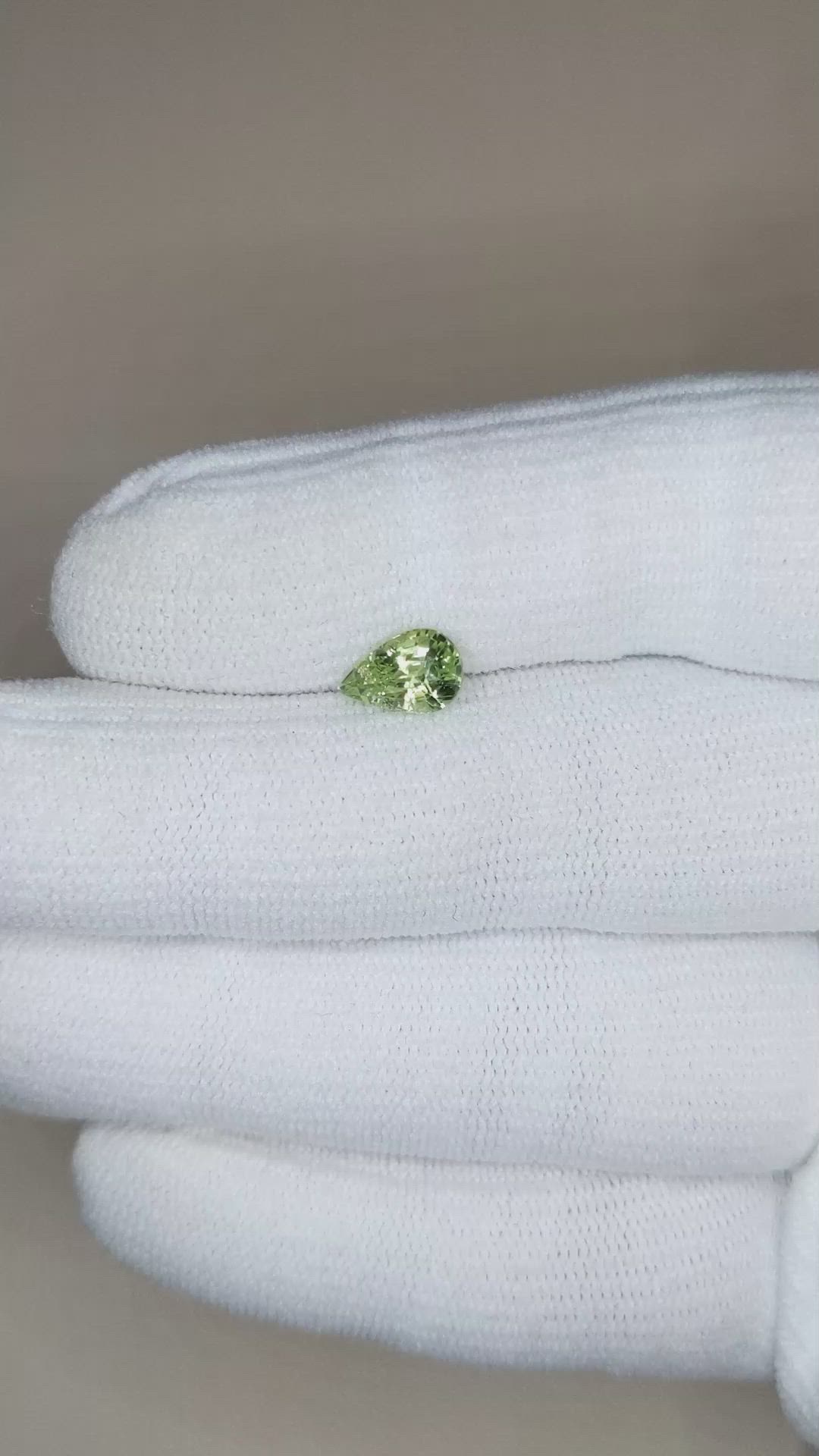 1.68 Ct. Chrysoberyl from Ceylon (Sri Lanka) Size Video