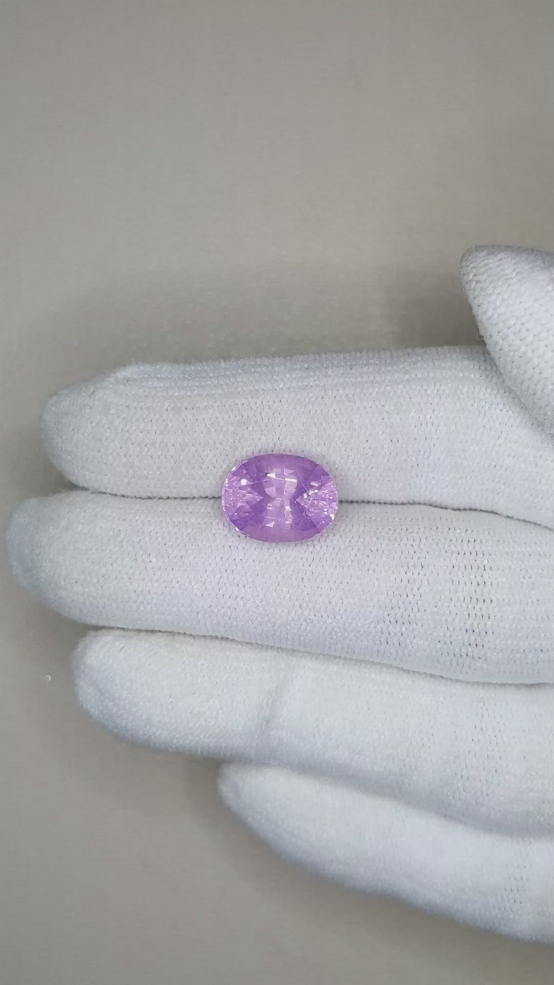 4.81 Ct. Spinel from Burma (Myanmar) Size Video