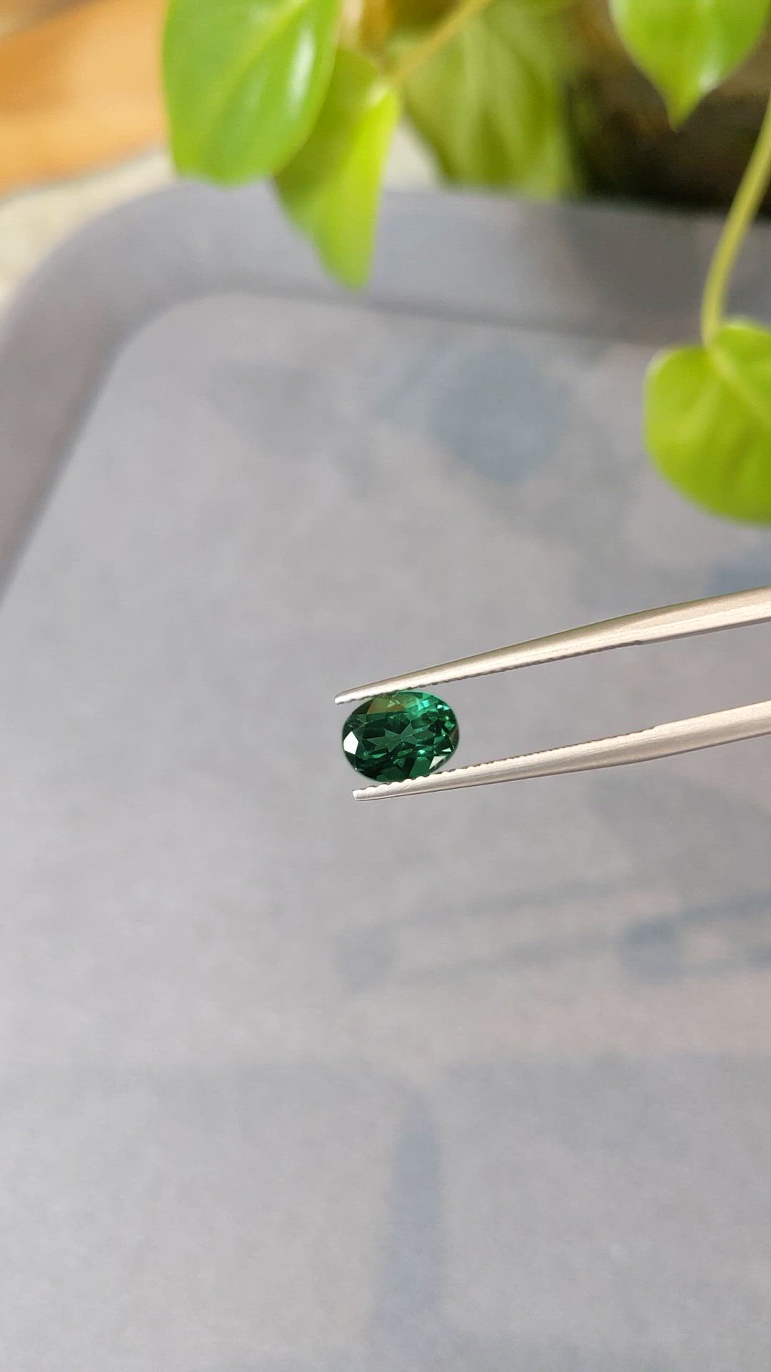 1.66 Ct. Bluish Green Topaz from Brazil Size Video