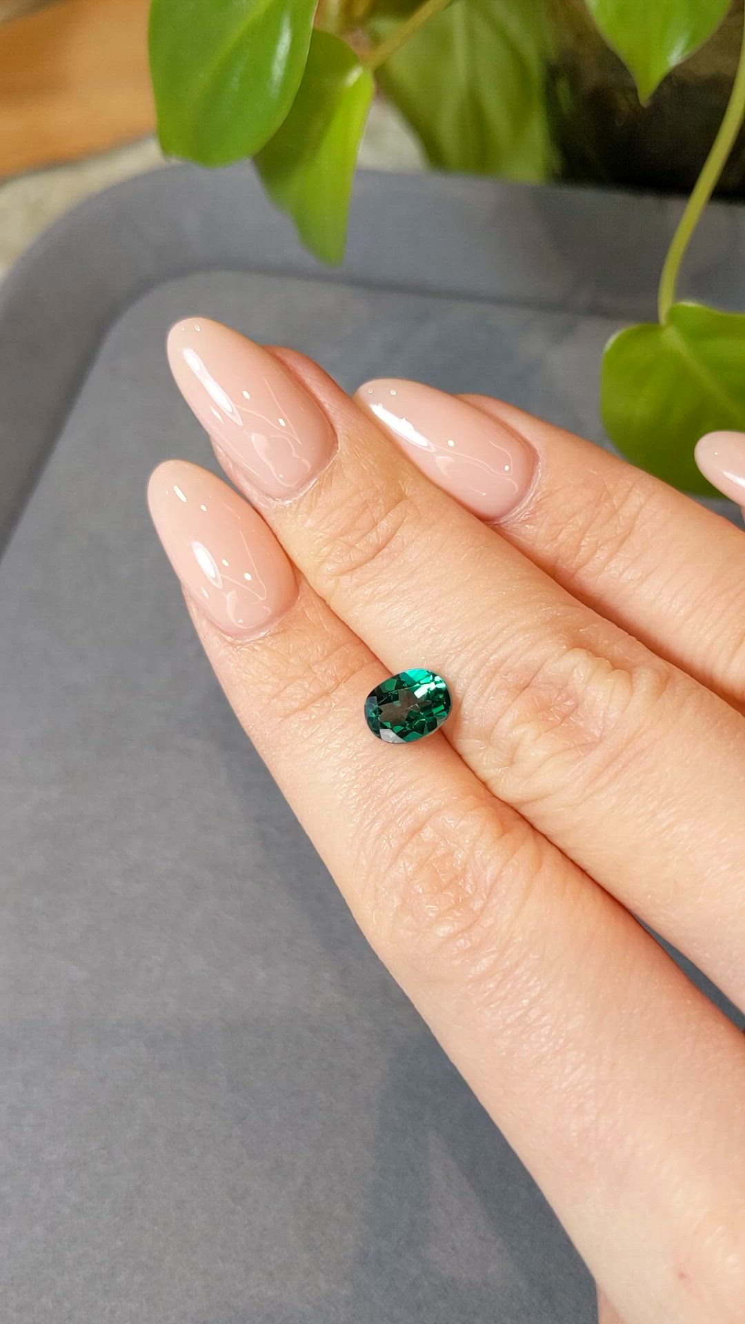 1.80 Ct. Bluish Green Topaz from Brazil Size Video