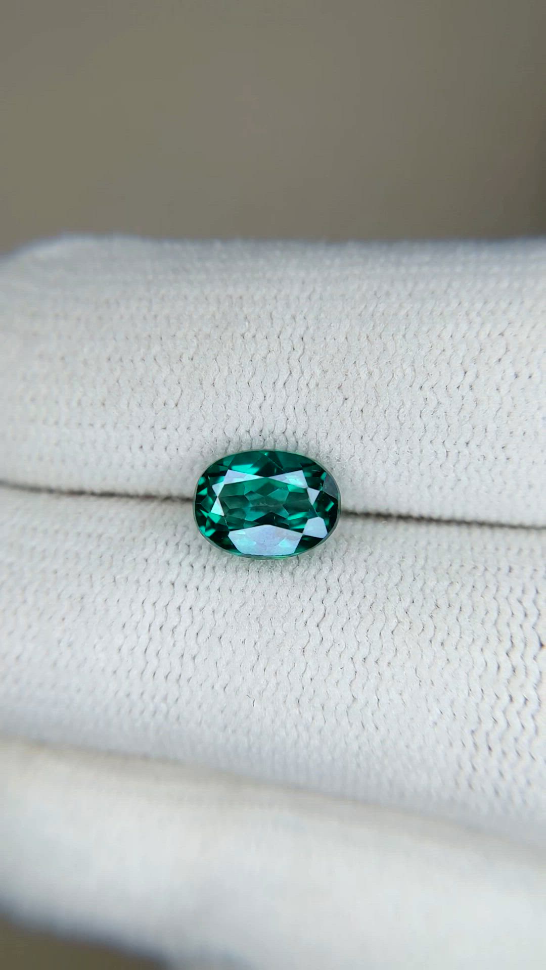 1.59 Ct. Bluish Green Topaz from Brazil Size Video