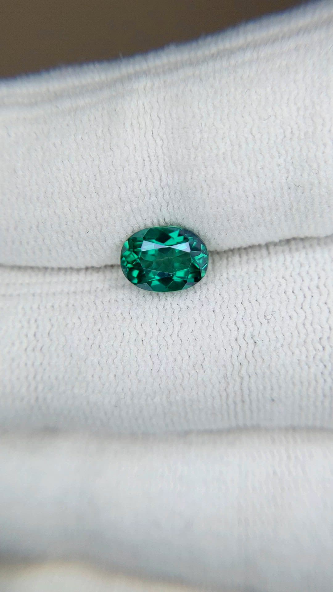 1.54 Ct. Bluish Green Topaz from Brazil Size Video