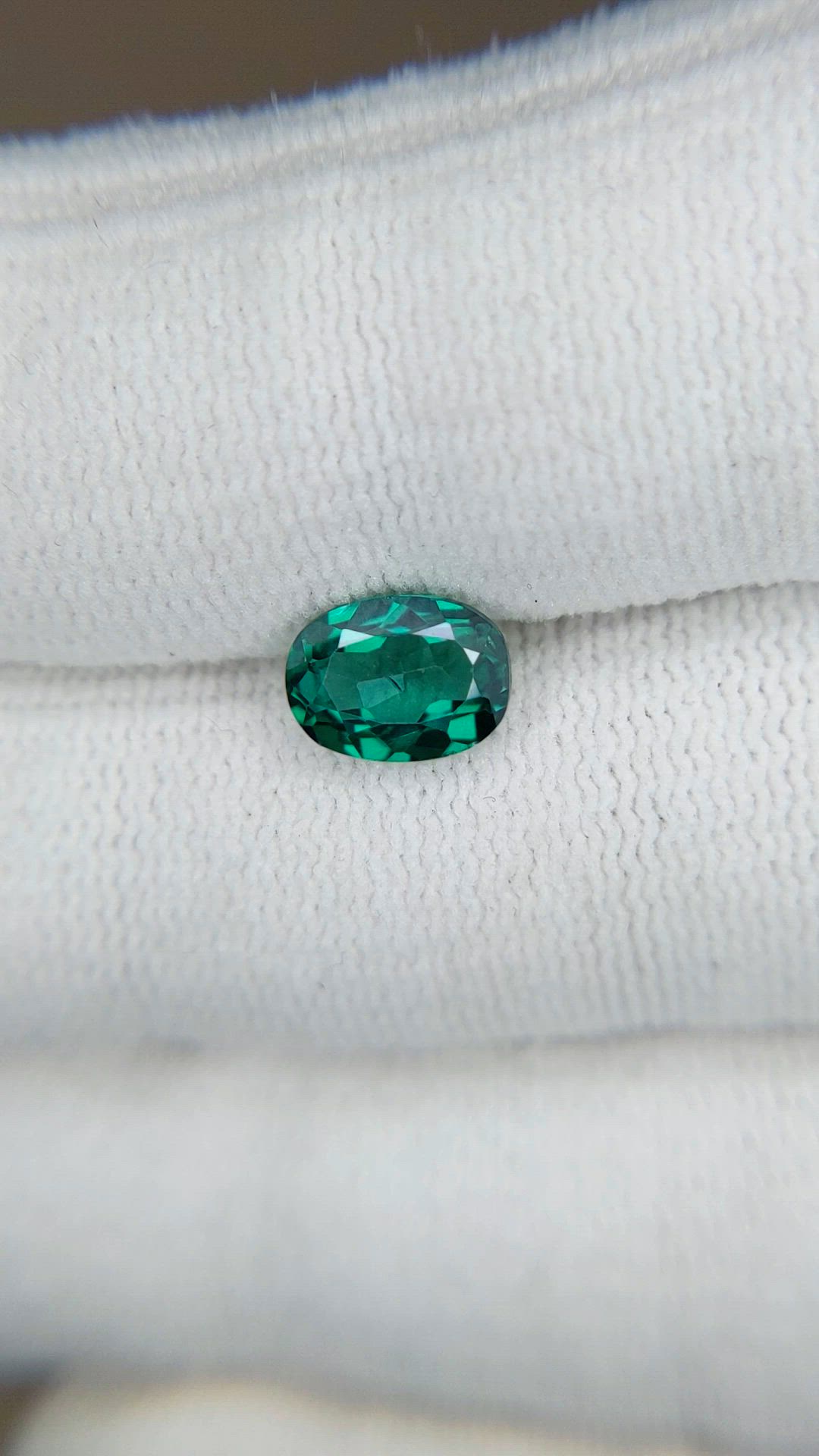 1.38 Ct. Bluish Green Topaz from Brazil Size Video