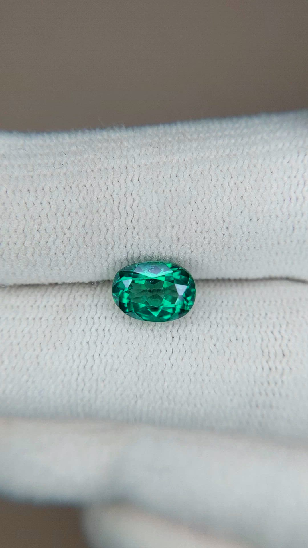 1.55 Ct. Bluish Green Topaz from Brazil Size Video